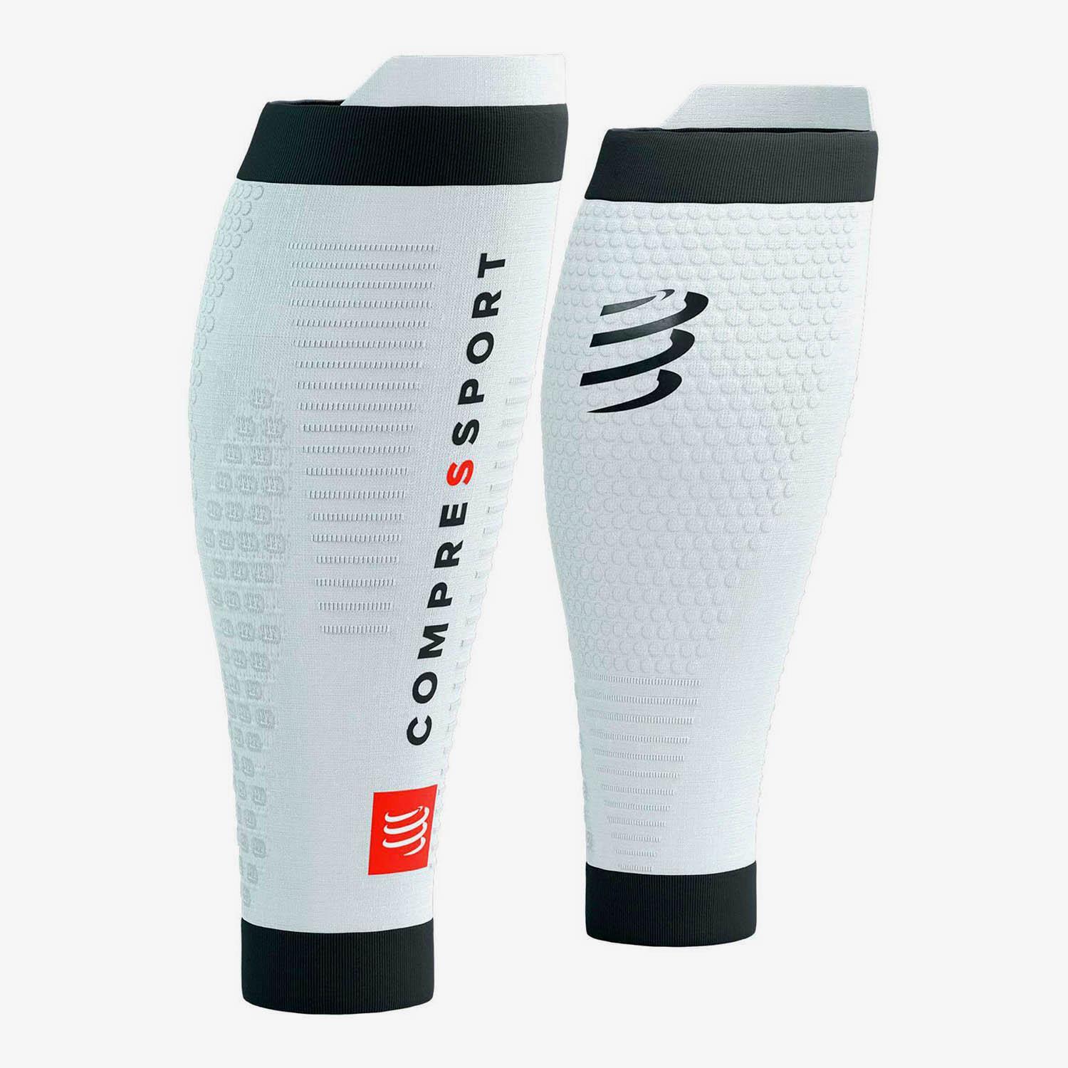 Compressport R2 3.0 - Branco - Perneira Running Unissexo tamanho S