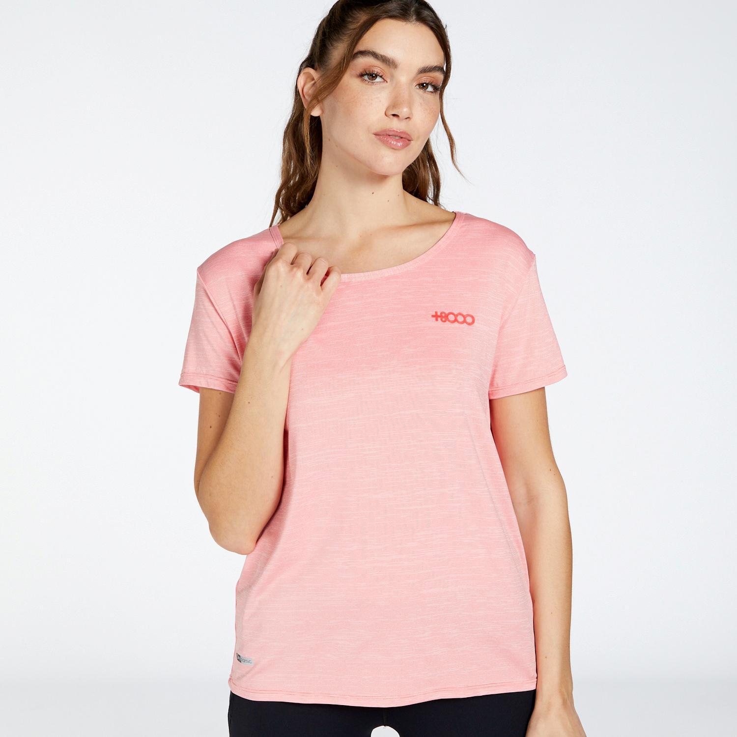 +8000 nabla - rosa - t-shirt trekking donna mkp taglia l uomo