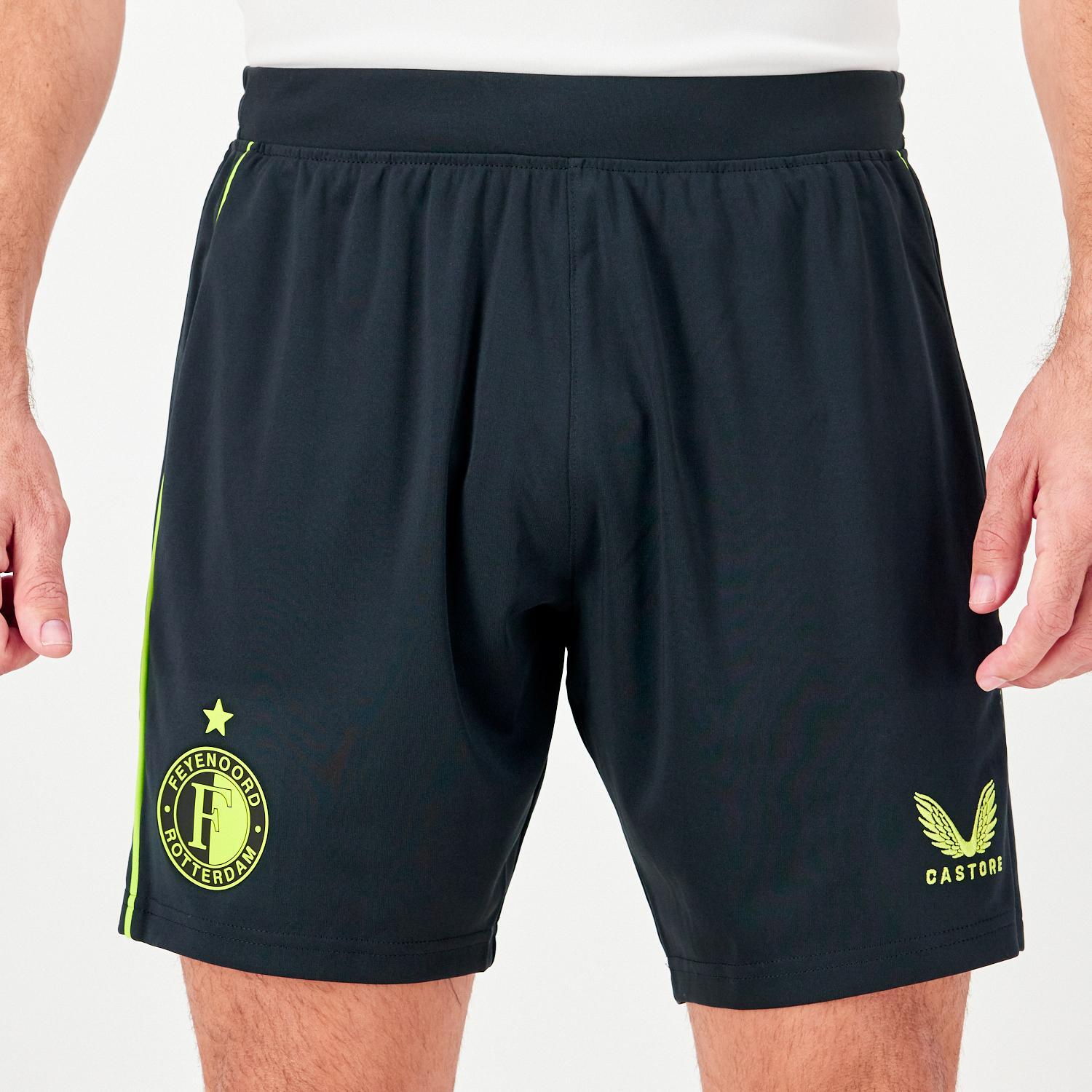 Castore Feyenoord Zwart Voetbalbroek Heren
