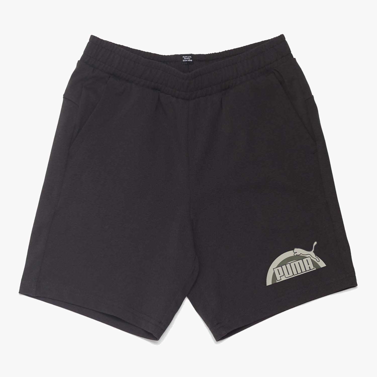 Puma Broek Zwart Korte Broek Jongens