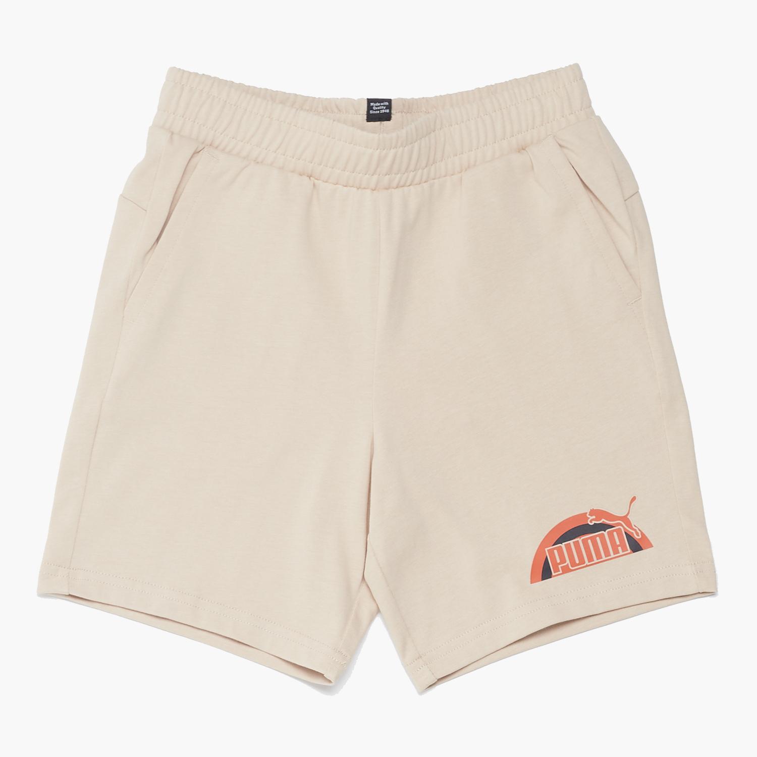 Puma Broek Beige Korte Broek Jongens