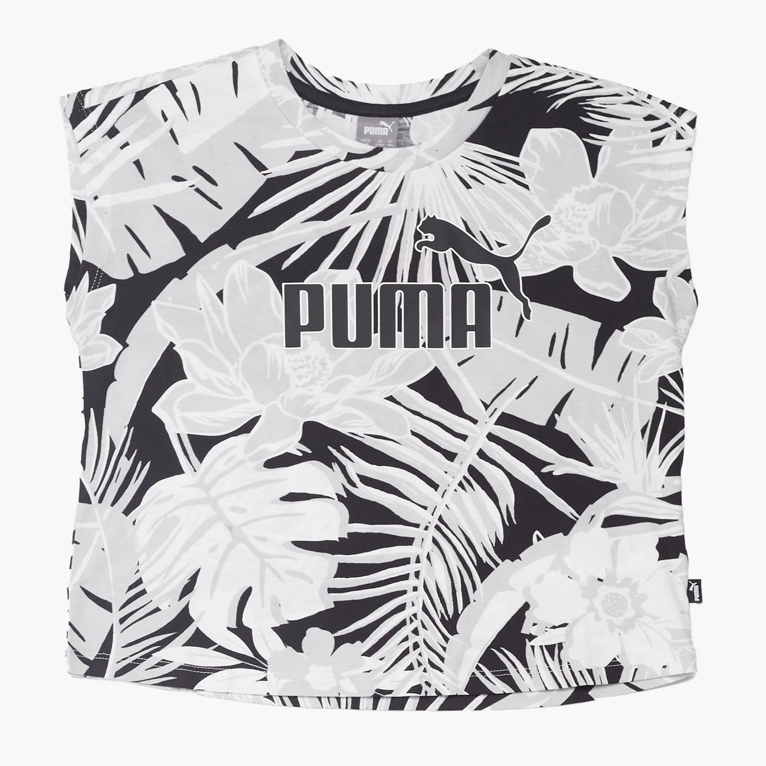 Puma T-shirt Wit T-shirt Meisjes