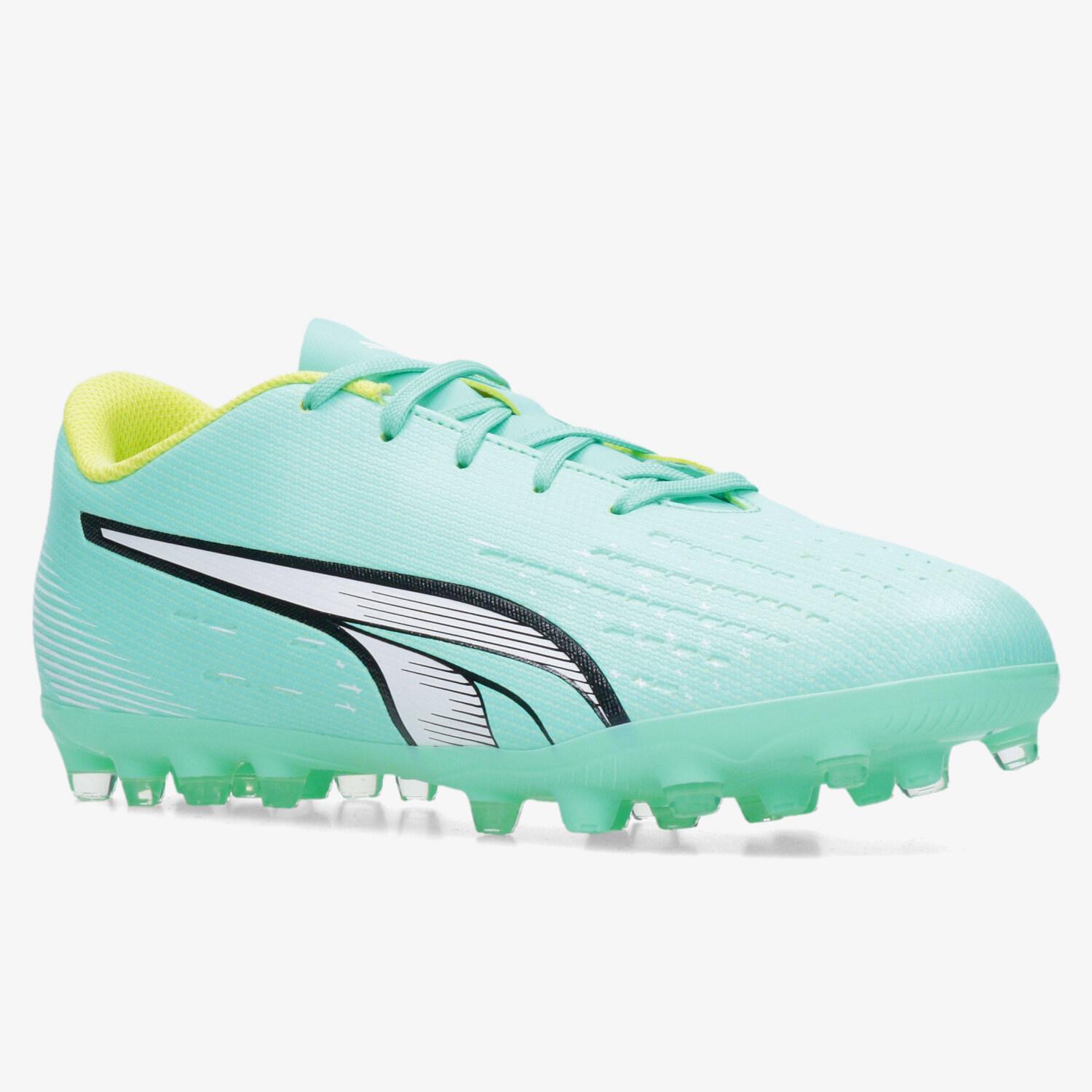 Puma Ultra Play Mg Groen Voetbalschoenen Kinderen