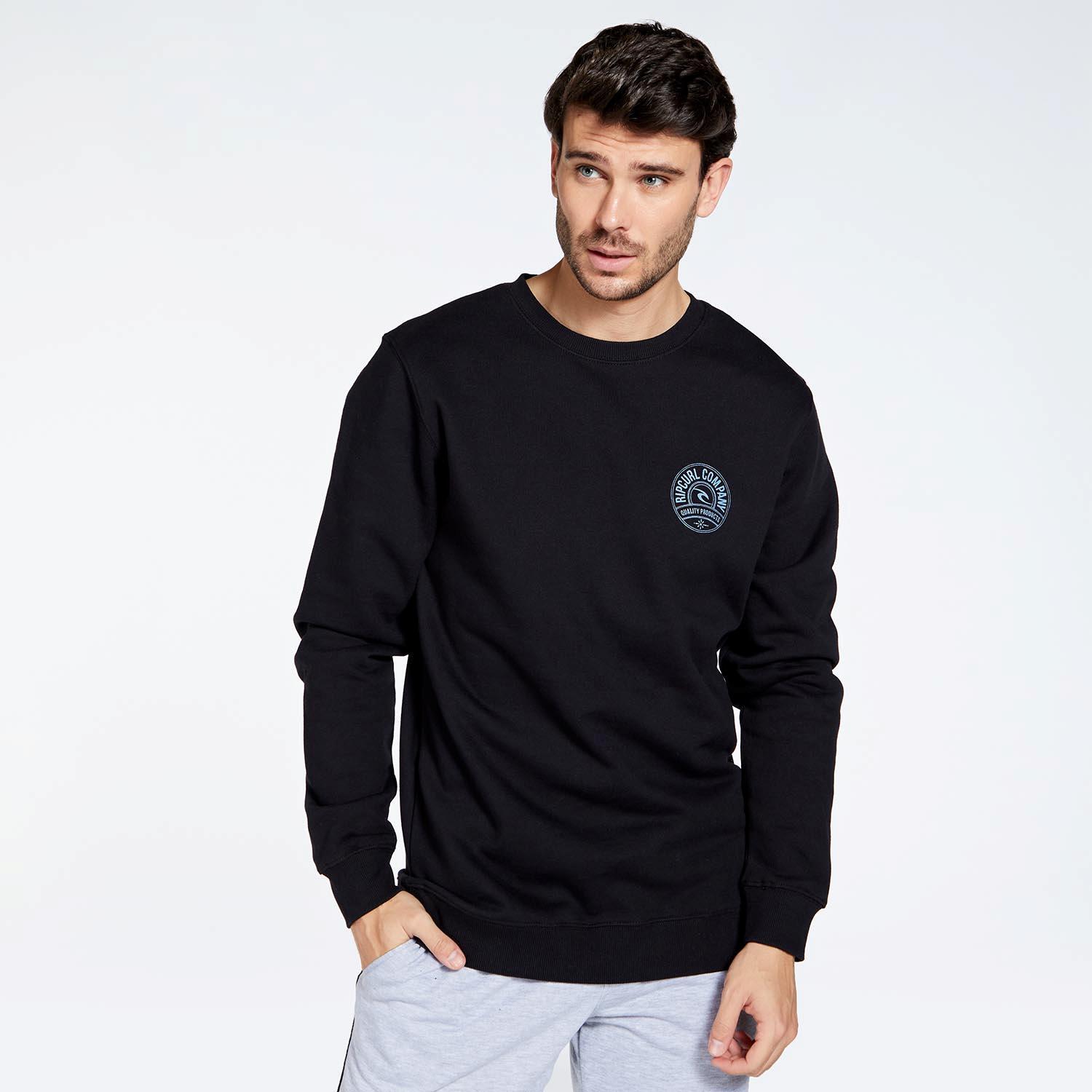 Sudadera Rip Curl - Negro - Sudadera Hombre talla S