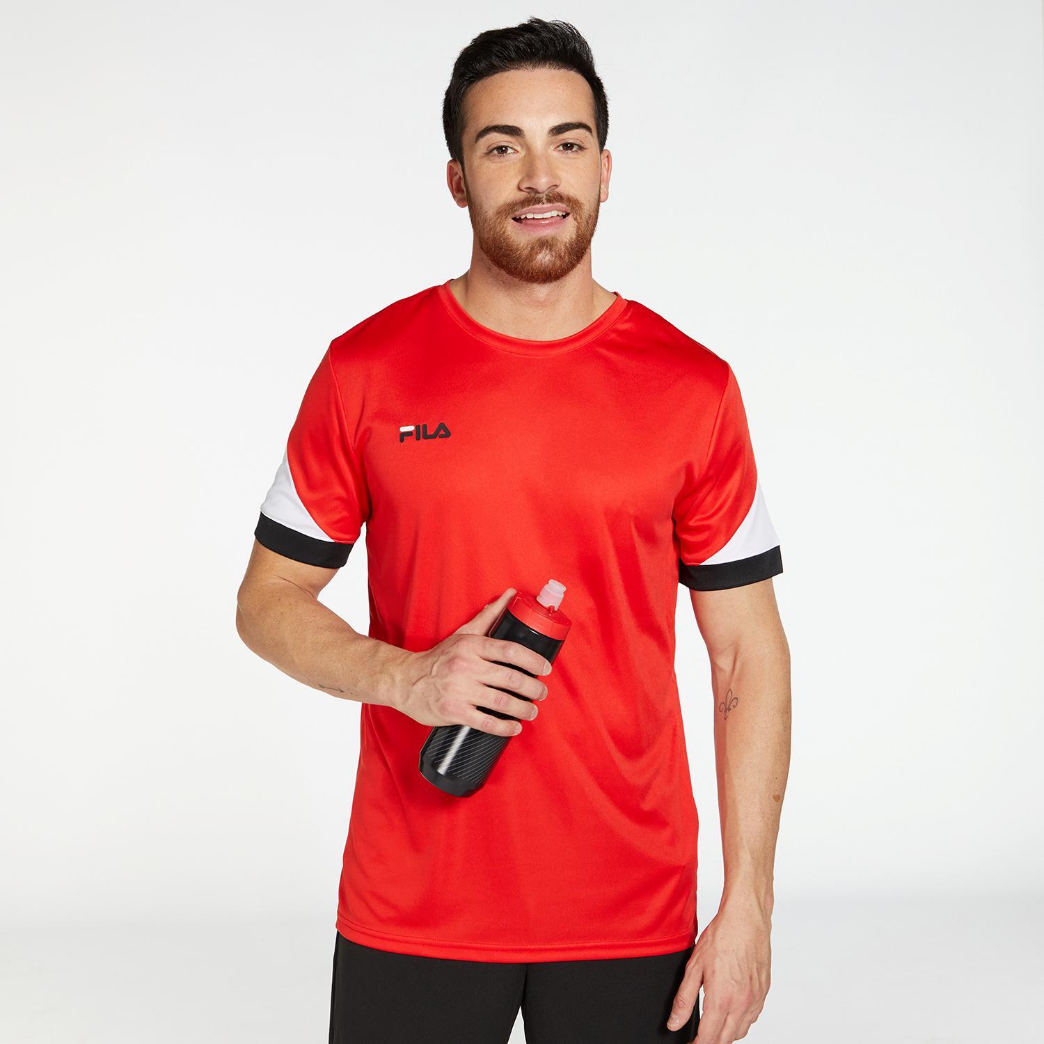 Camiseta Fila - Rojo - Camiseta Fútbol Hombre talla XL