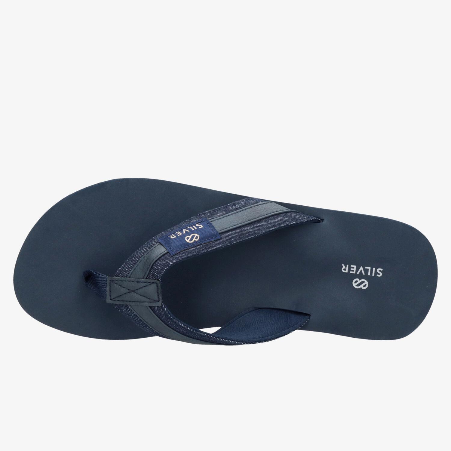 Silver Cereza - Denim - Chanclas Dedo Hombre talla 46