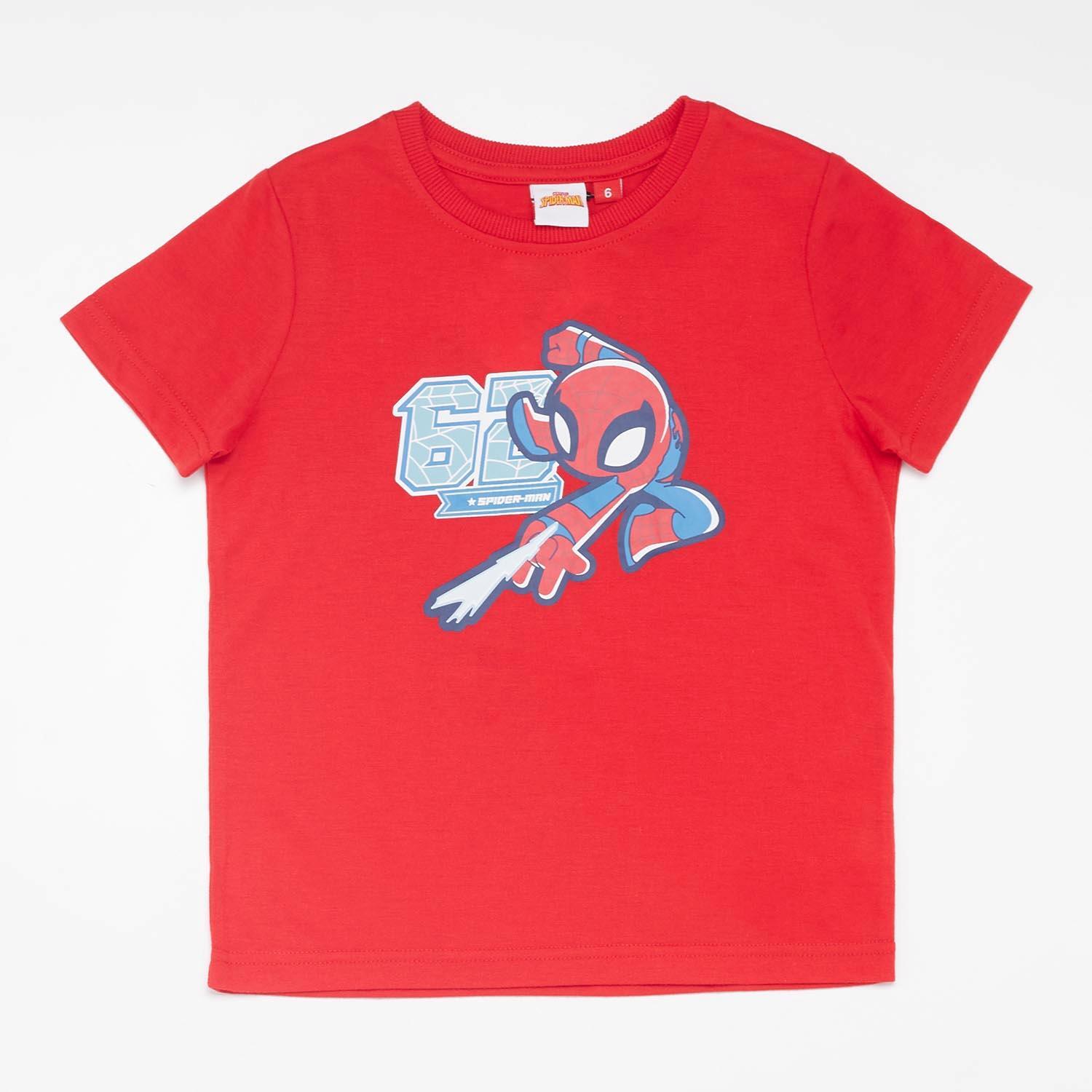 Licencias Spiderman T-shirt Rood Marvel T-shirt Jongens