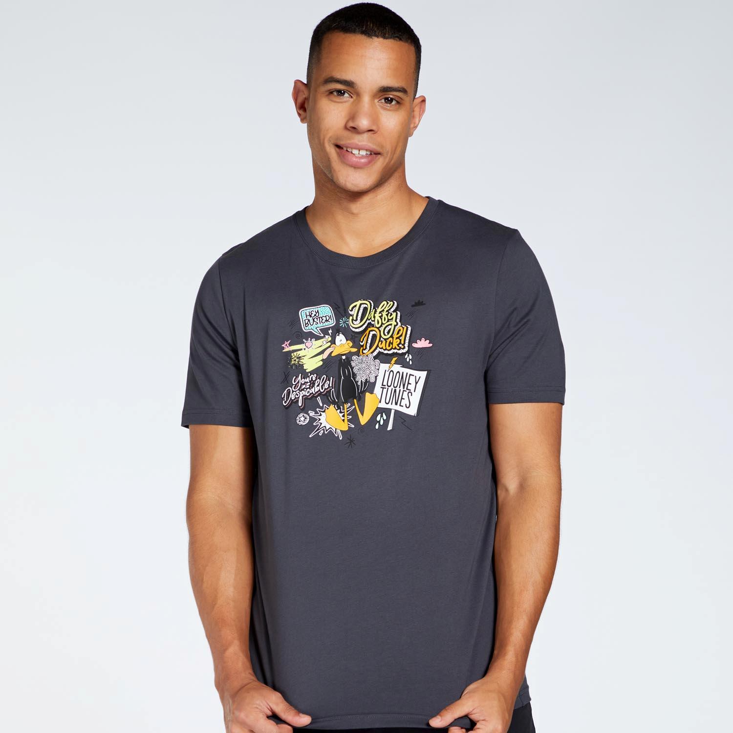 Warner T-shirt Looney Tunes Grijs T-shirt Heren
