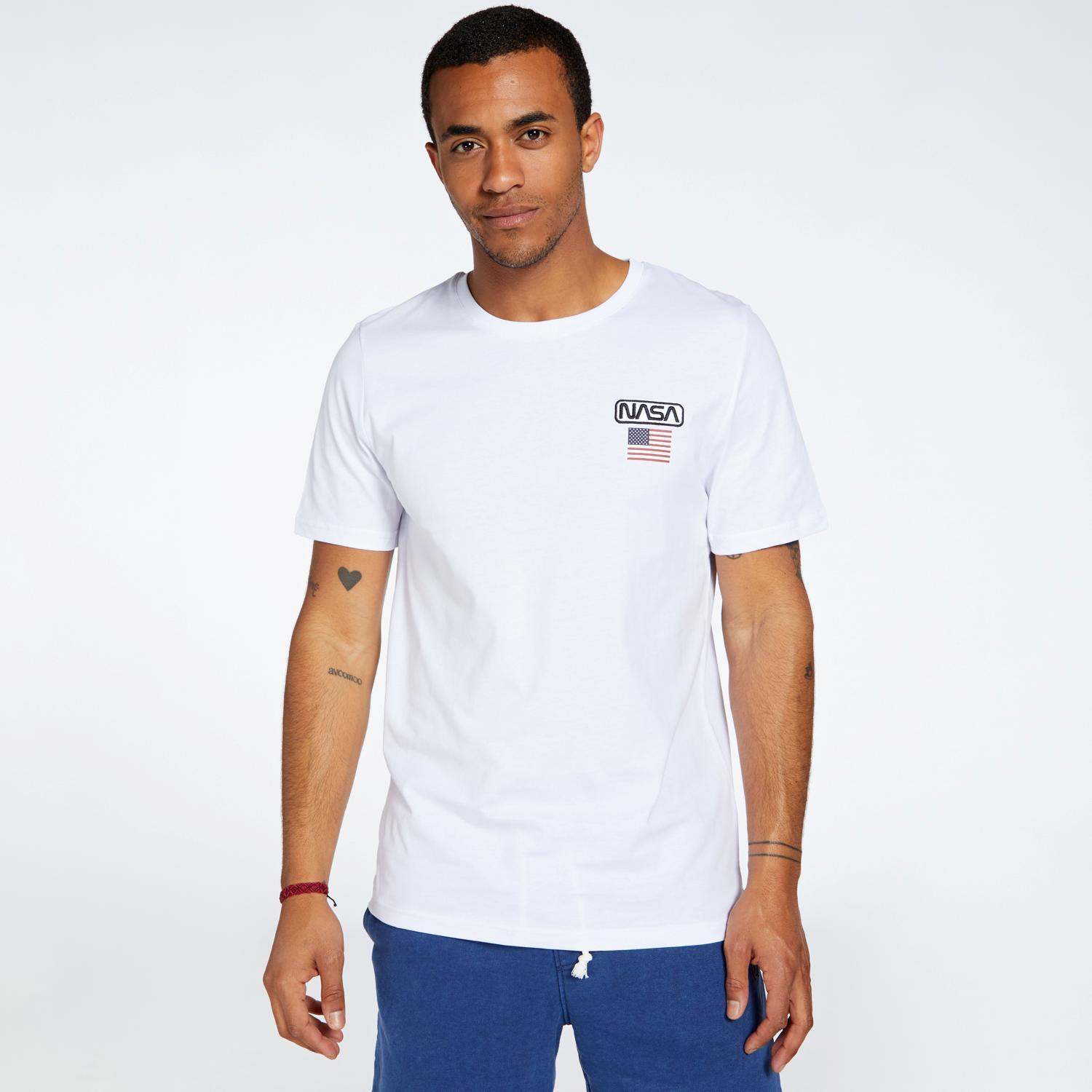 cruzar Enorme canal Camiseta NASA - Blanco - Camiseta Hombre | Sprinter