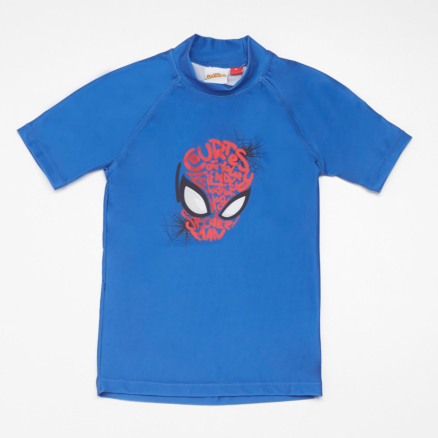 Marvel T-shirt Spiderman Blauw T-shirt Jongens
