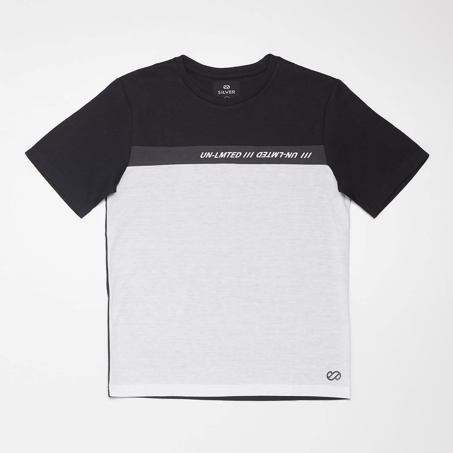 Silver Fit Future Wit T-shirt Jongens