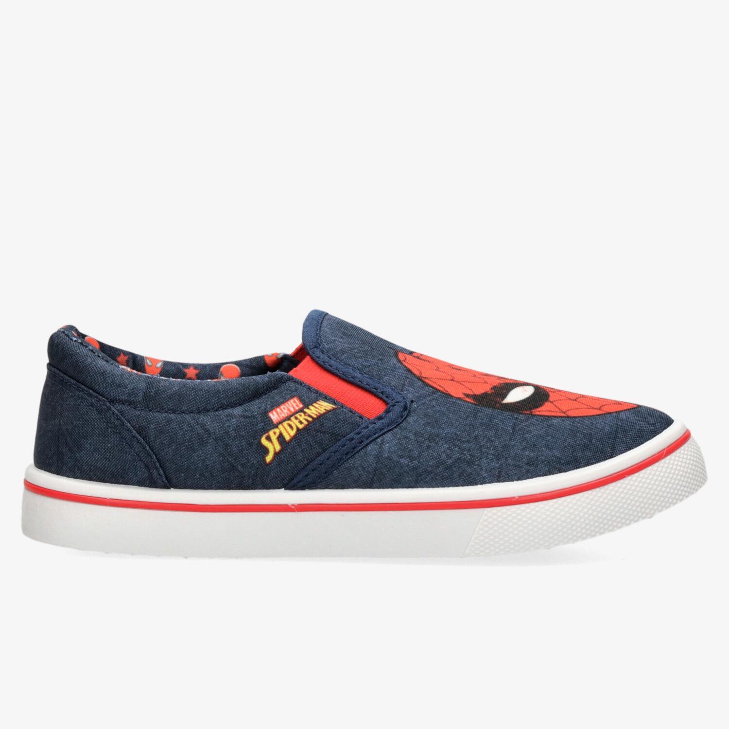 Spiderman Zapatillas Niño Yemen Toque Cierre Menor Niños Azul Marino Talla  UK 1