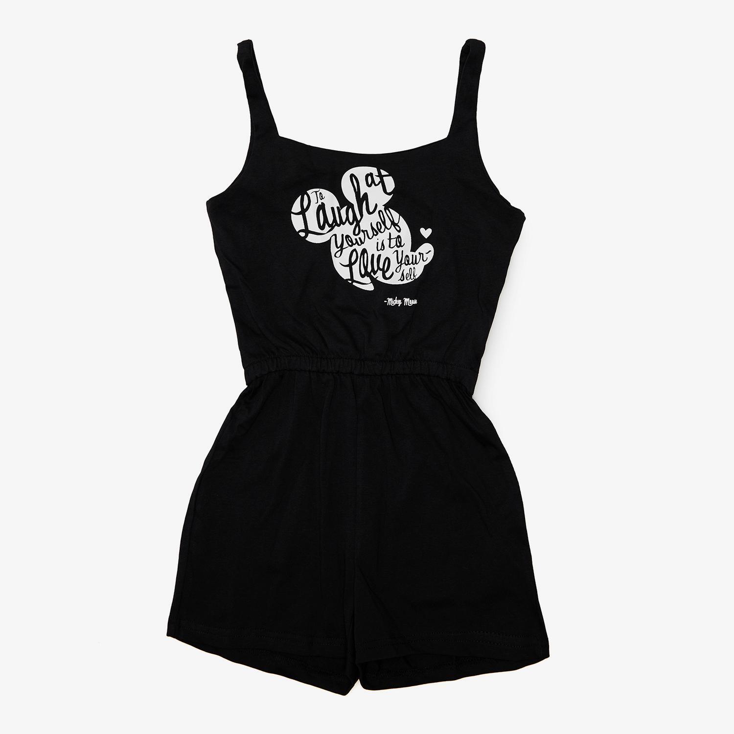 Mono Mickey - Negro - Mono Niña Disney talla 12