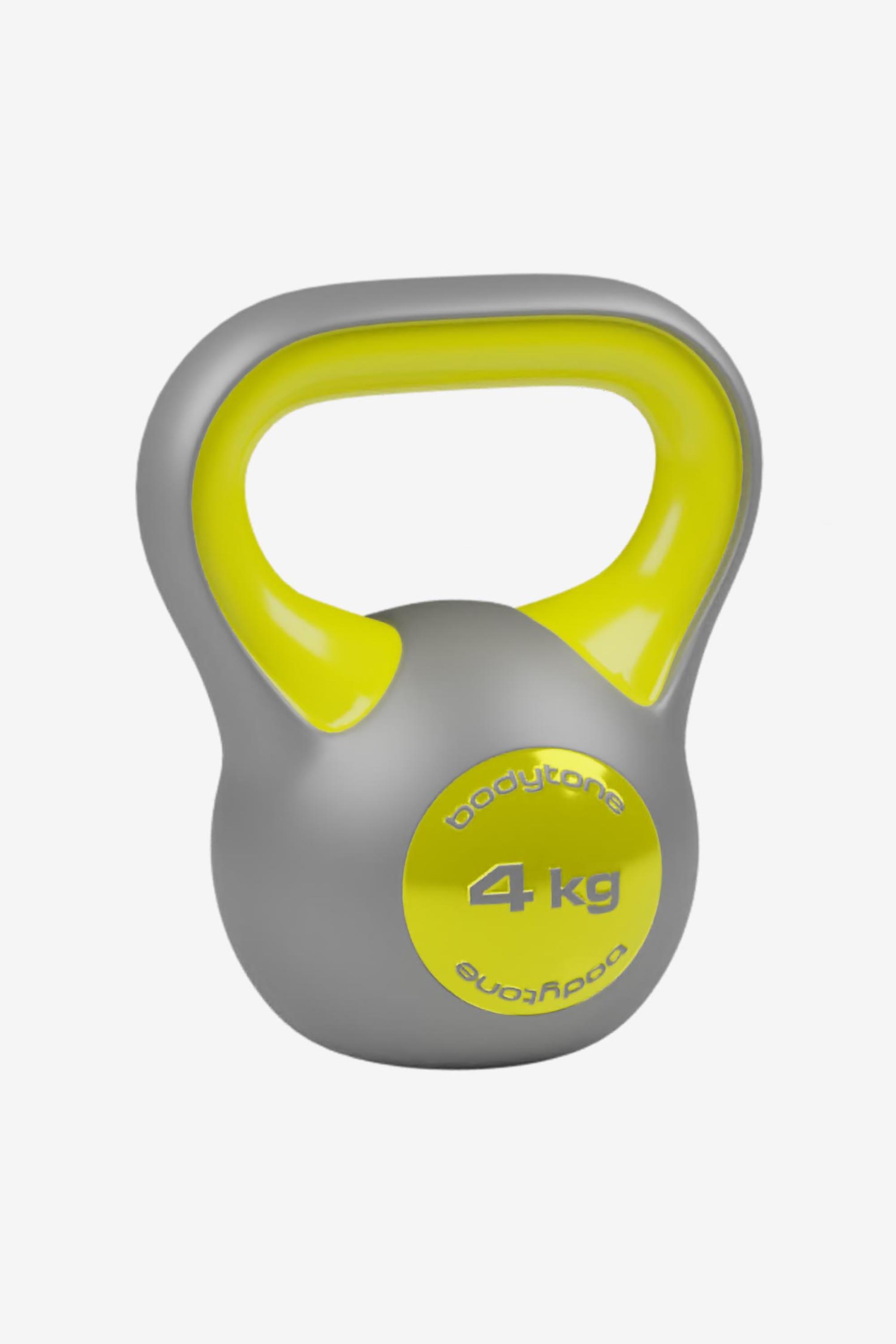 Kettlebell 4kg Bodytone - Amarillo - Pesa Rusa talla T.U.