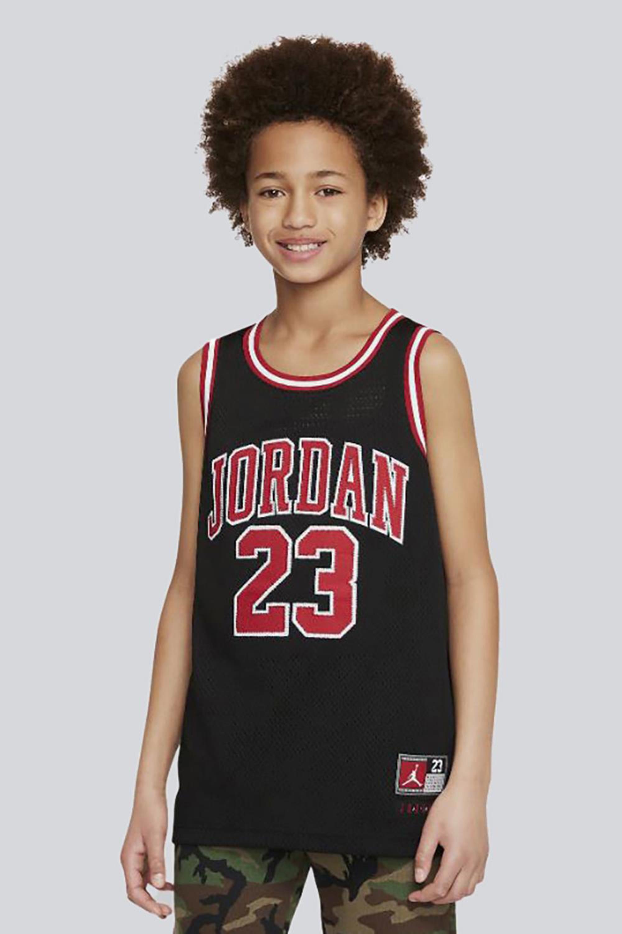 Camiseta Jordan - Negro - Camiseta Tirantes Niño talla 12/13