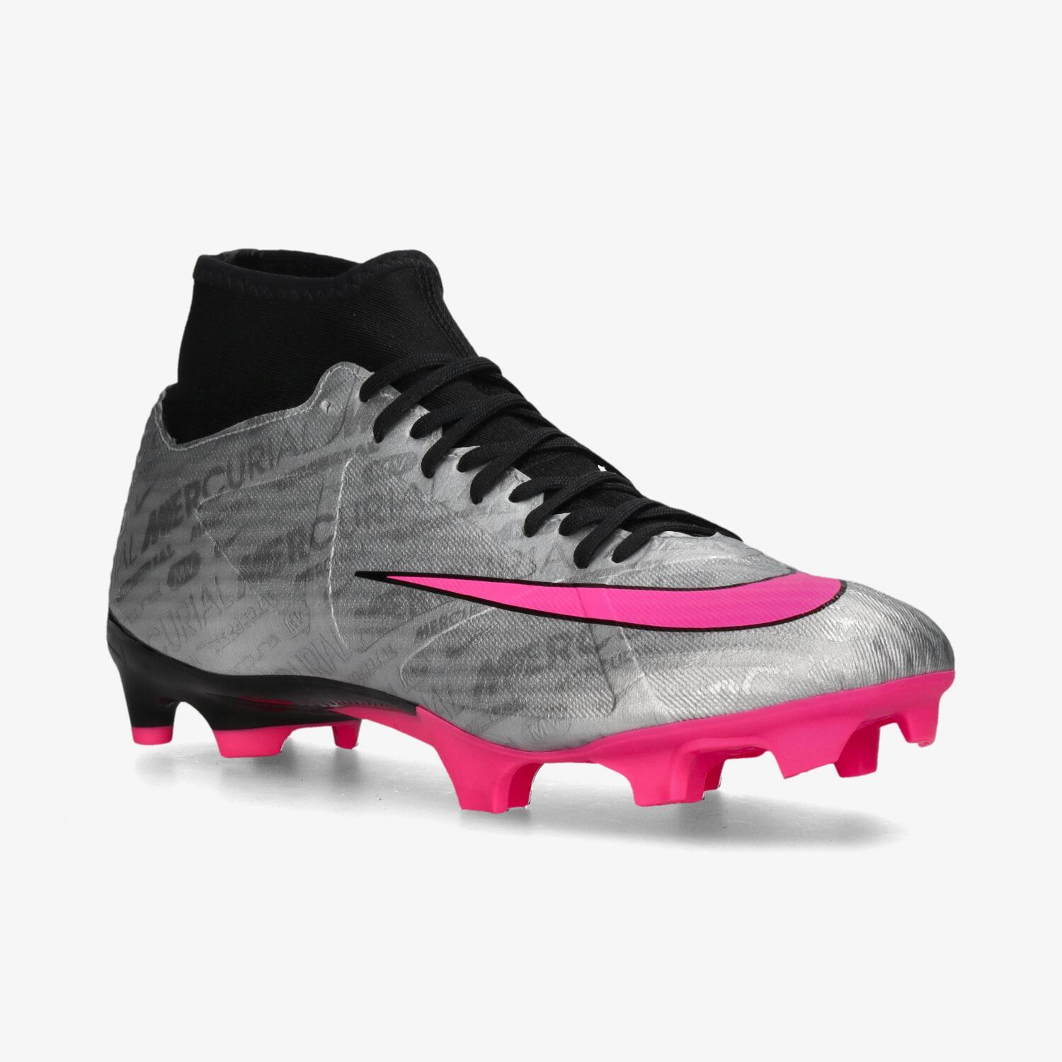 Nike Mercurial Superfly Xxv Mg Zilver Voetbalschoenen Heren