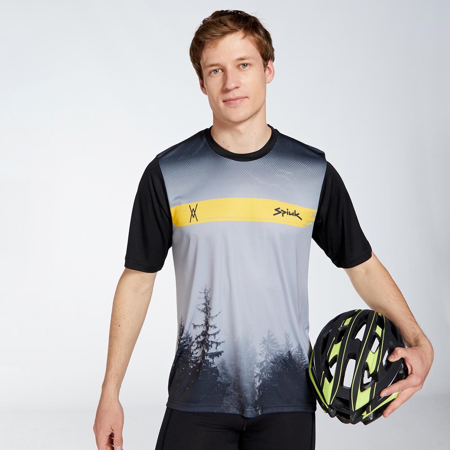 Spiuk All Terrain - Negro - Camieta Ciclismo Hombre talla 2XL