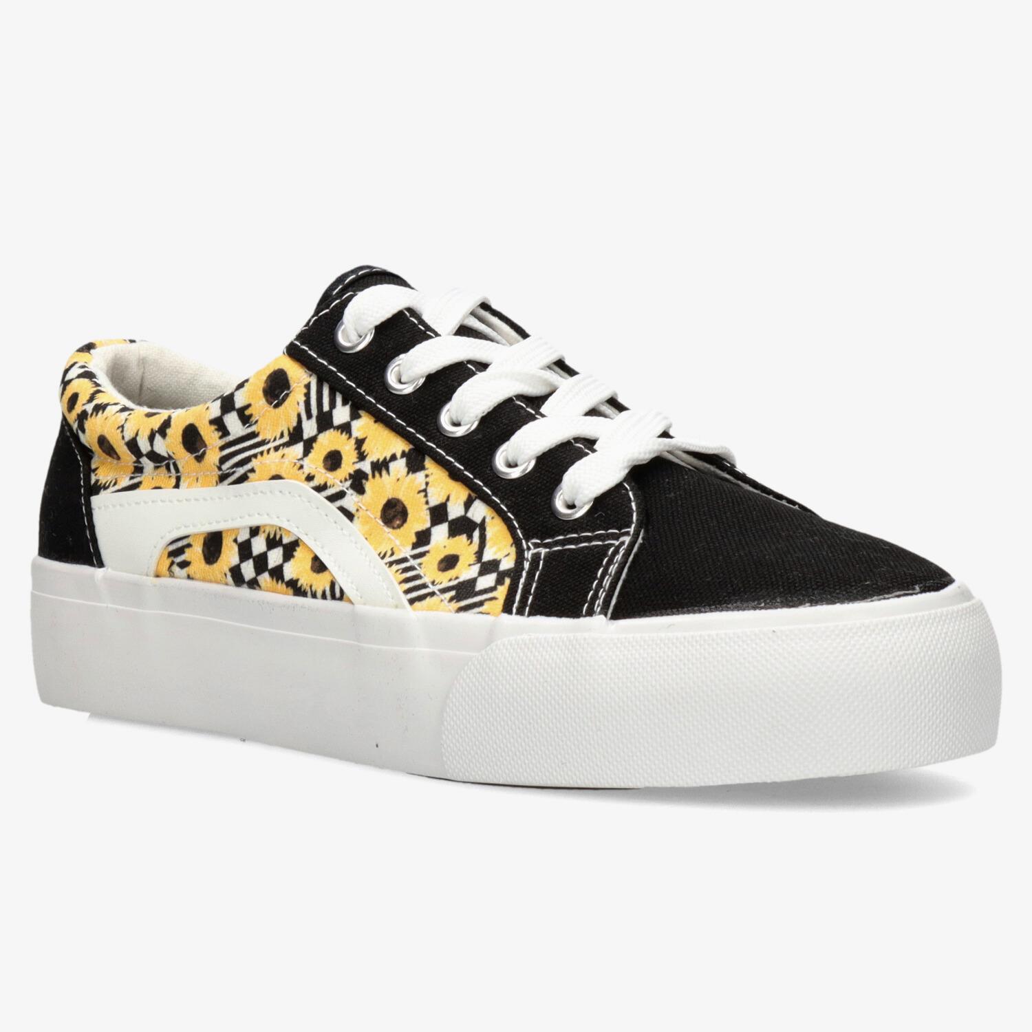up Noel Zwart Sneakers van canvas voor dames