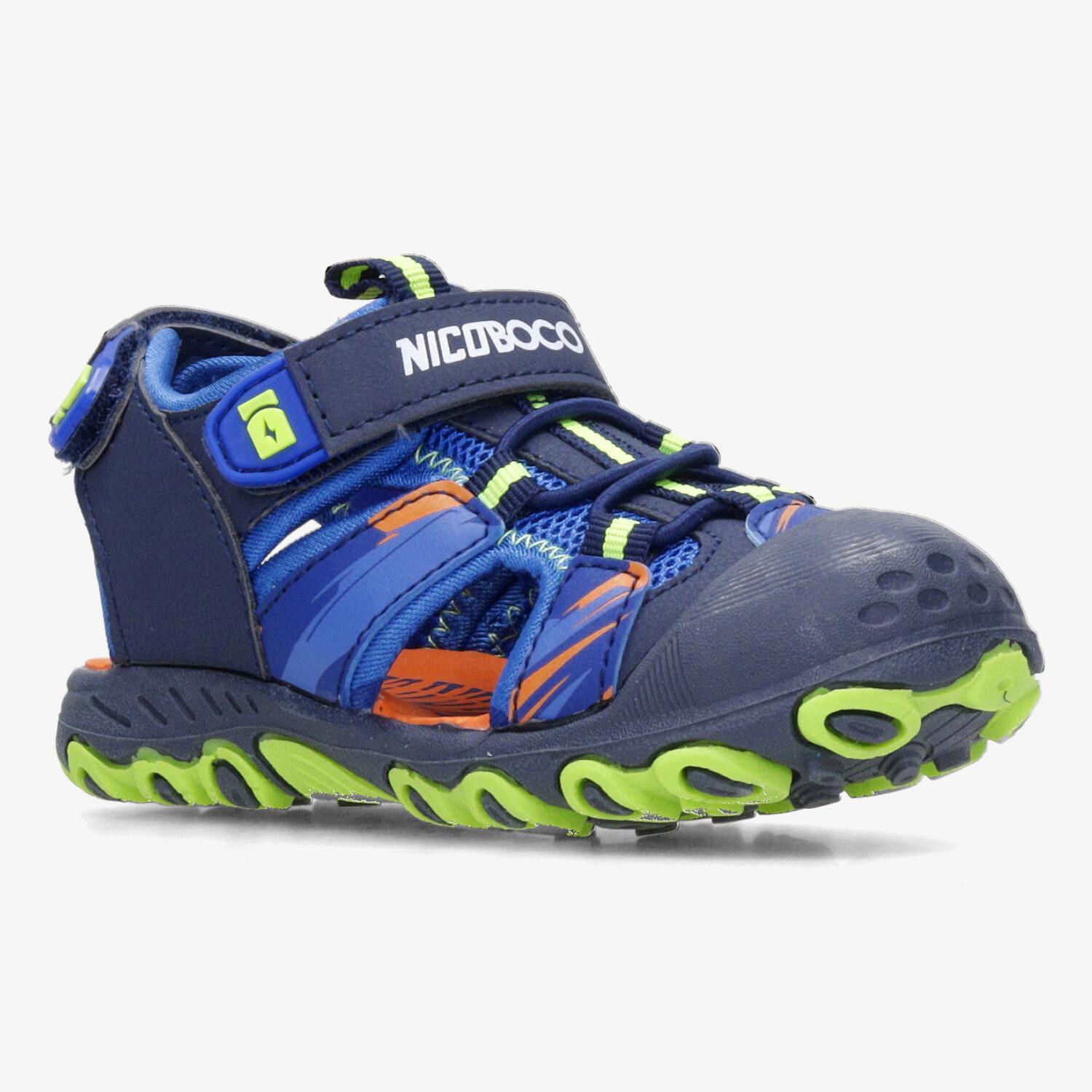 nicoboco Toner Marineblauw Outdoorsandalen Jongens