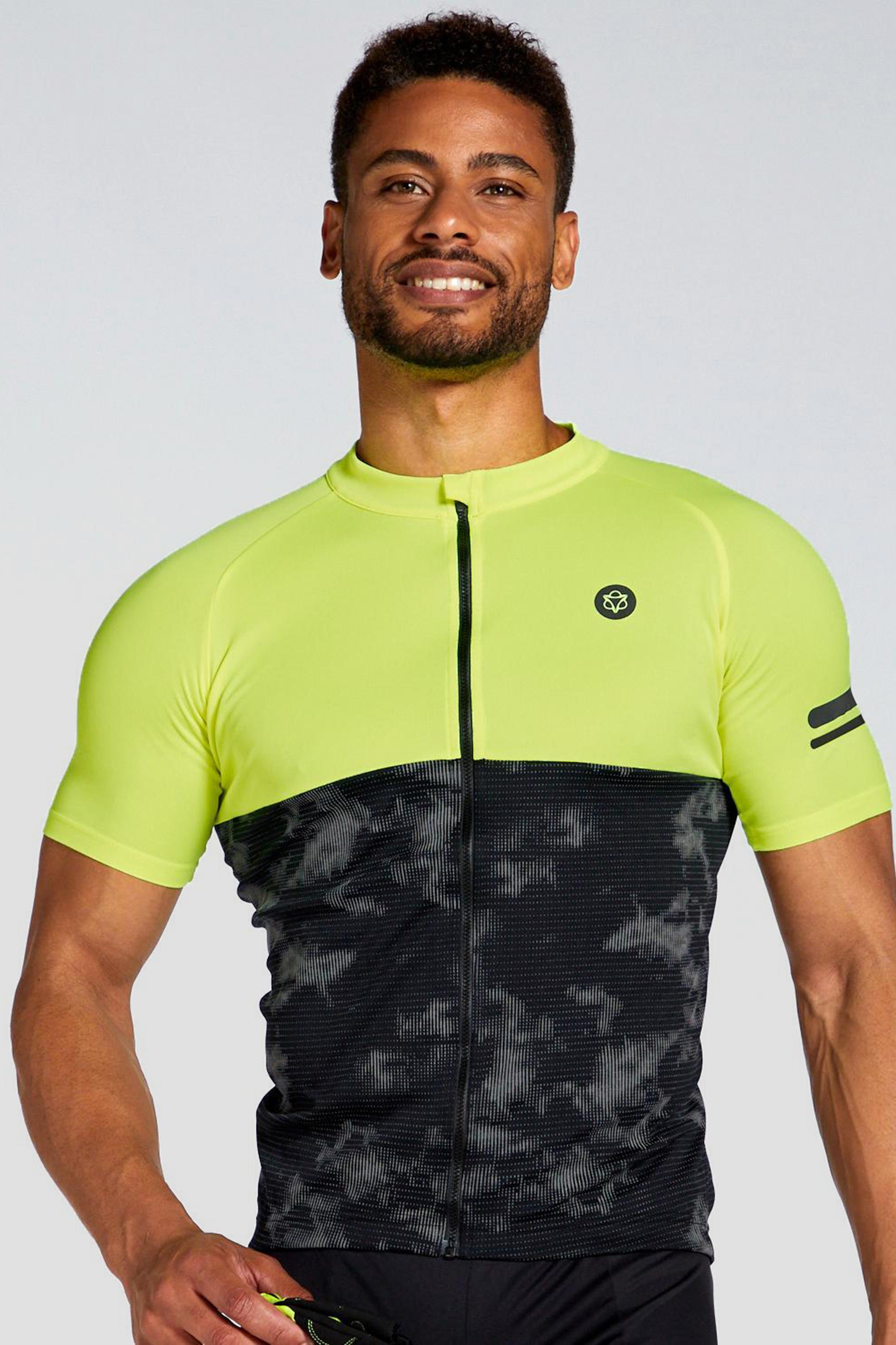 Camiseta De Ciclismo Kiwistar - Color Verde Oliva, Talla L, 100% Algodón, Manga Corta