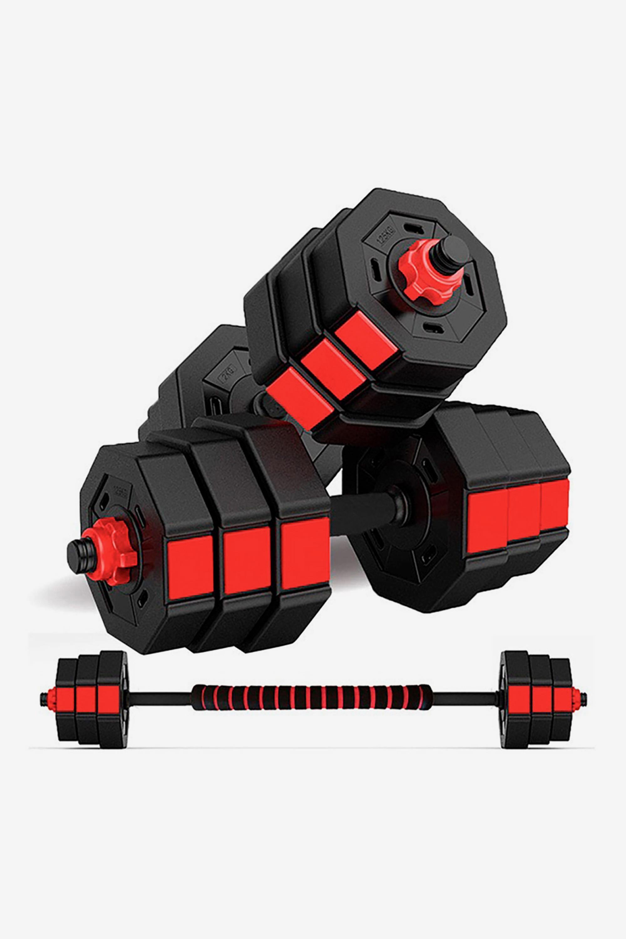 Mancuernas 30kg Fitness Tech - Negro - Pesas MKP talla UNICA