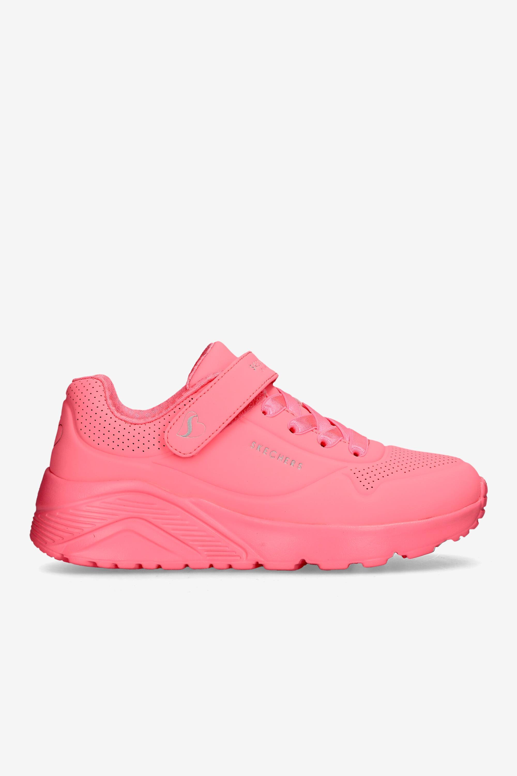Skechers Uno Lite - Rosa - Zapatillas Velcro Niña