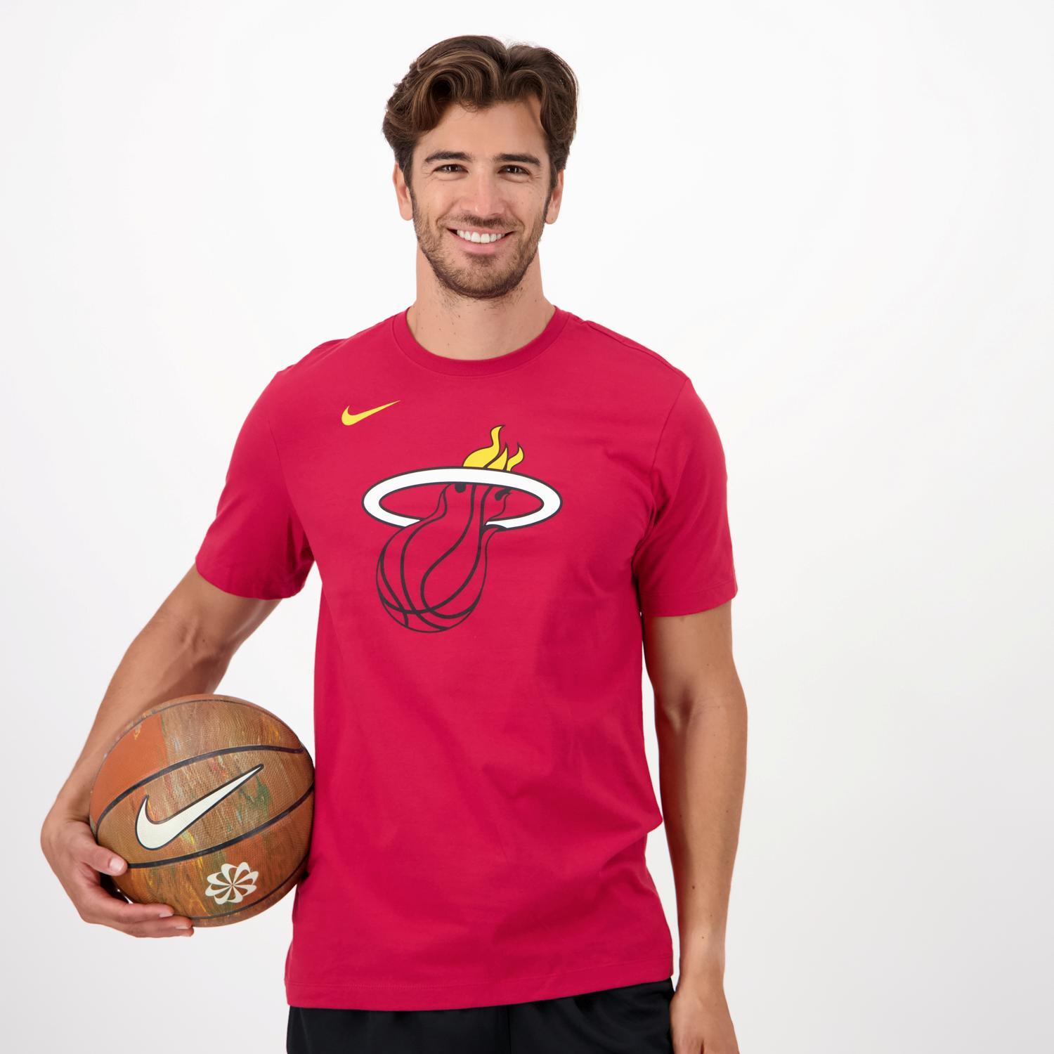 Nike NBA Miami - Rojo - Camiseta Baloncesto Hombre Sprinter