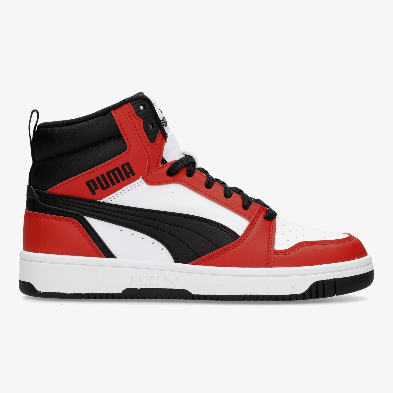 Puma Rebound V6 Mid - Vermelho - Sapatilhas Rapaz tamanho 38