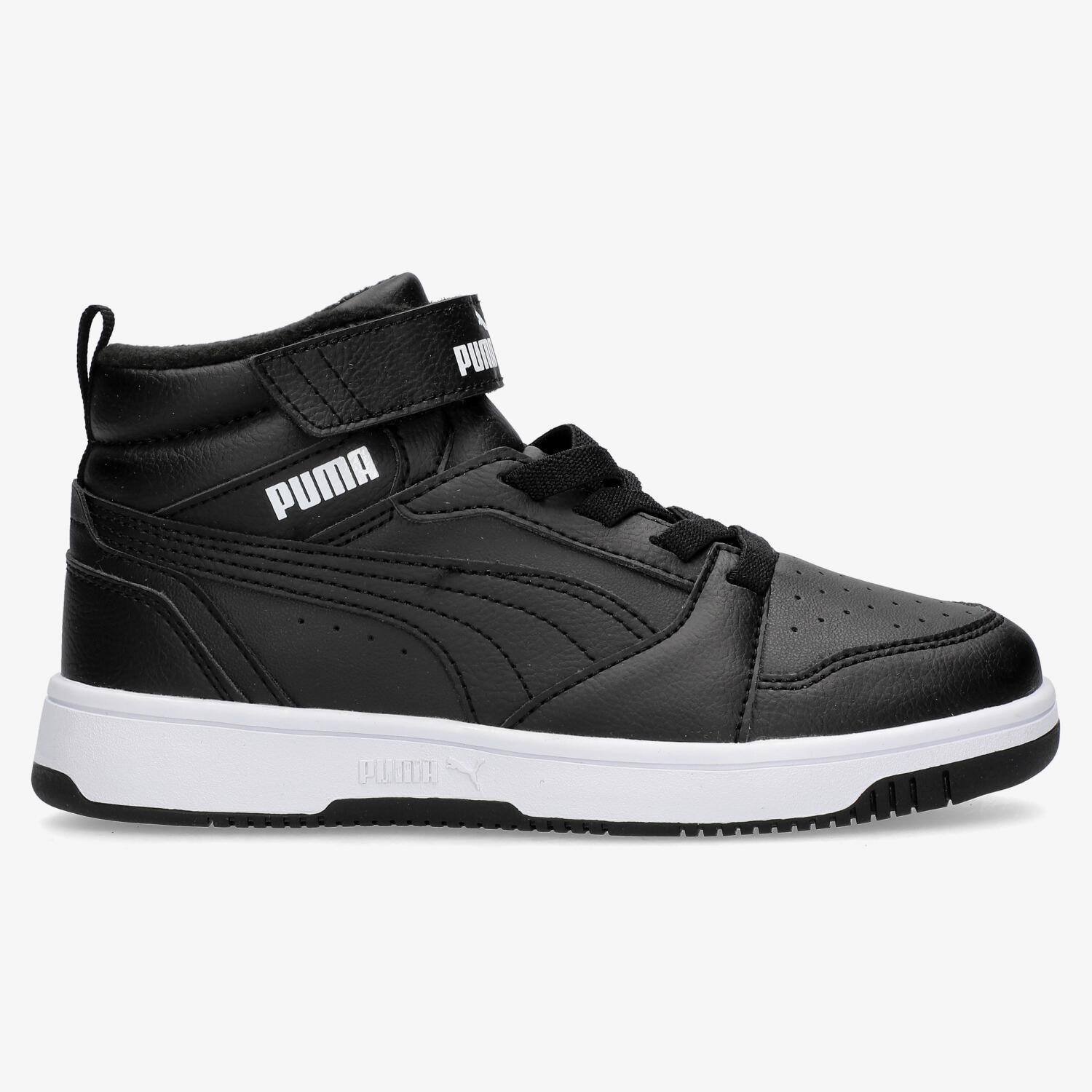 Puma Rebound V6 Mid - Preto - Sapatilhas Menino tamanho 28