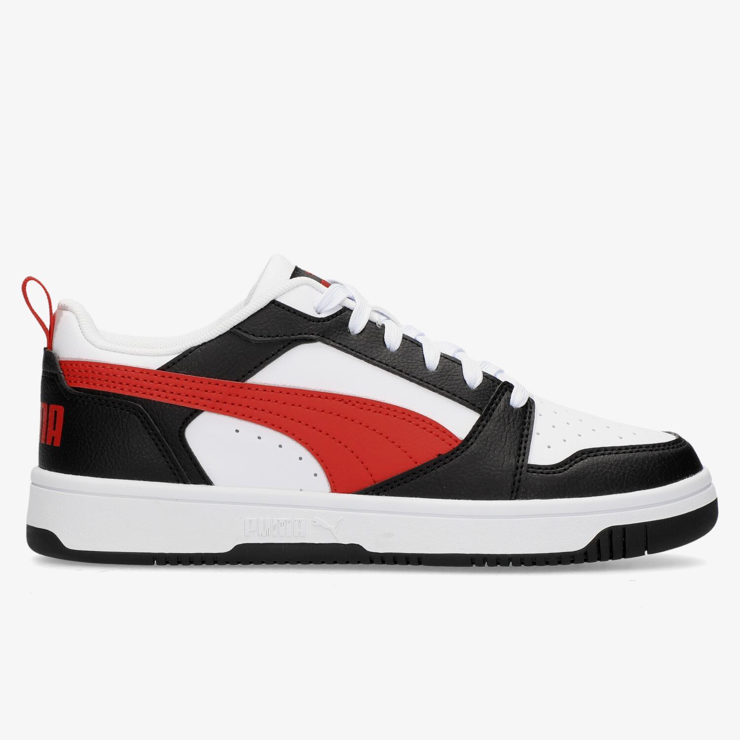 puma rebound v6 - wit - sneakers jongens maat 38