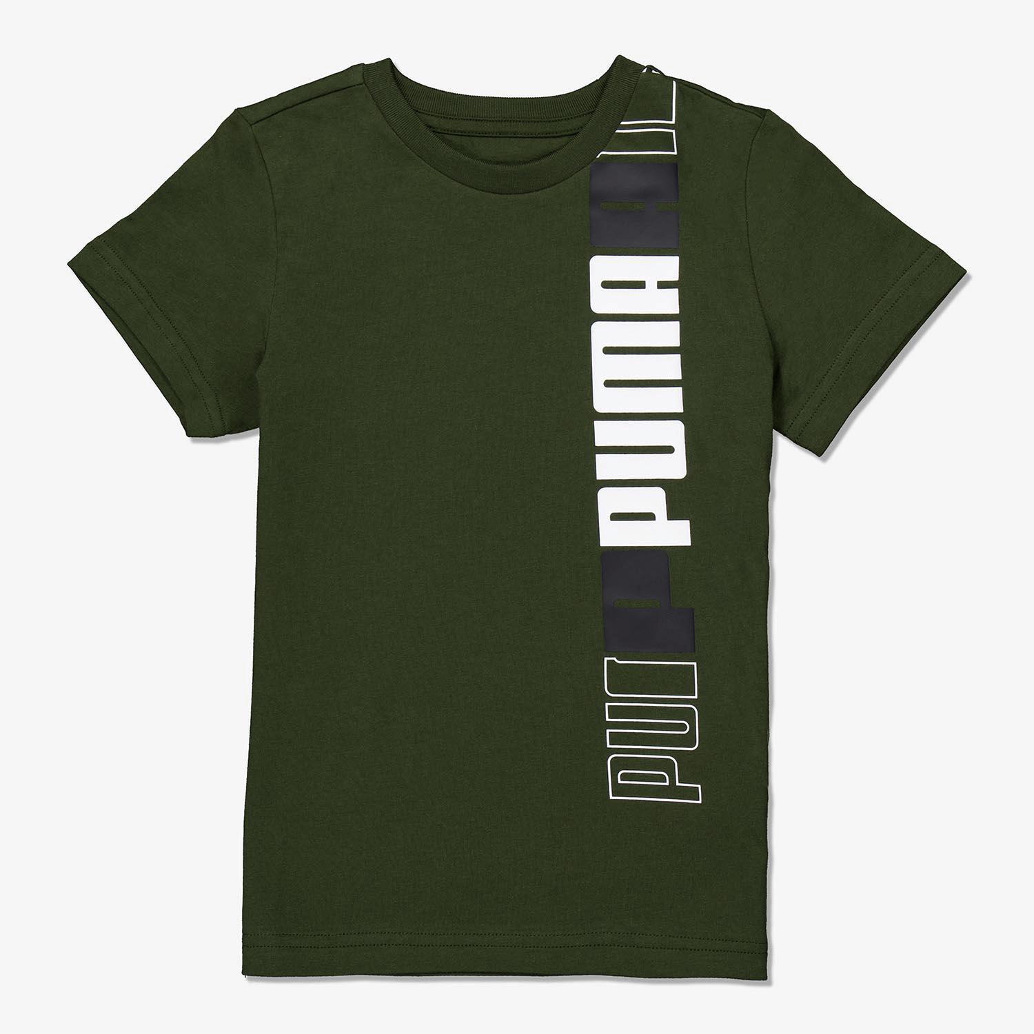 Puma T-shirt Khaki T-shirt Jongens