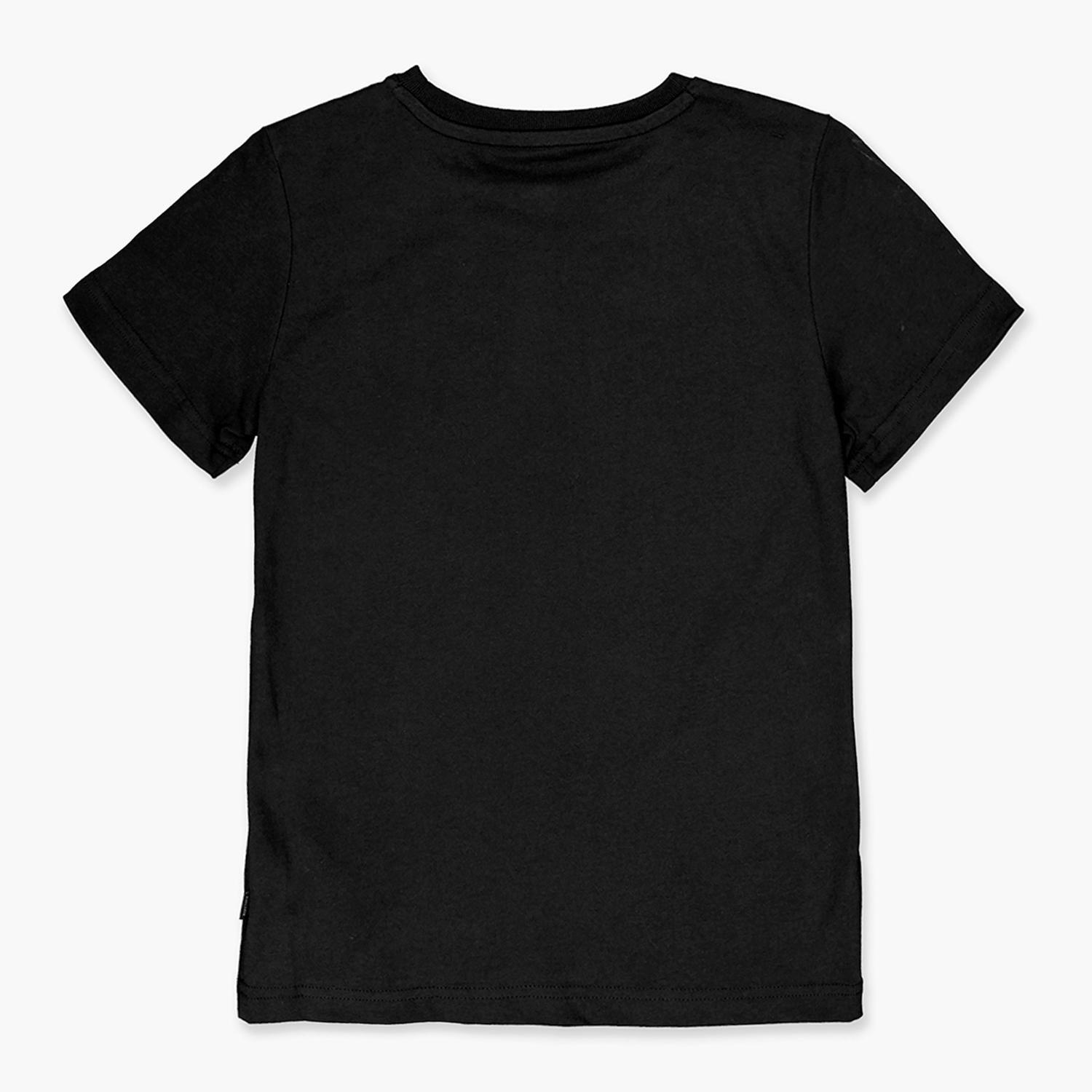 Puma T-shirt Zwart T-shirt Kinderen
