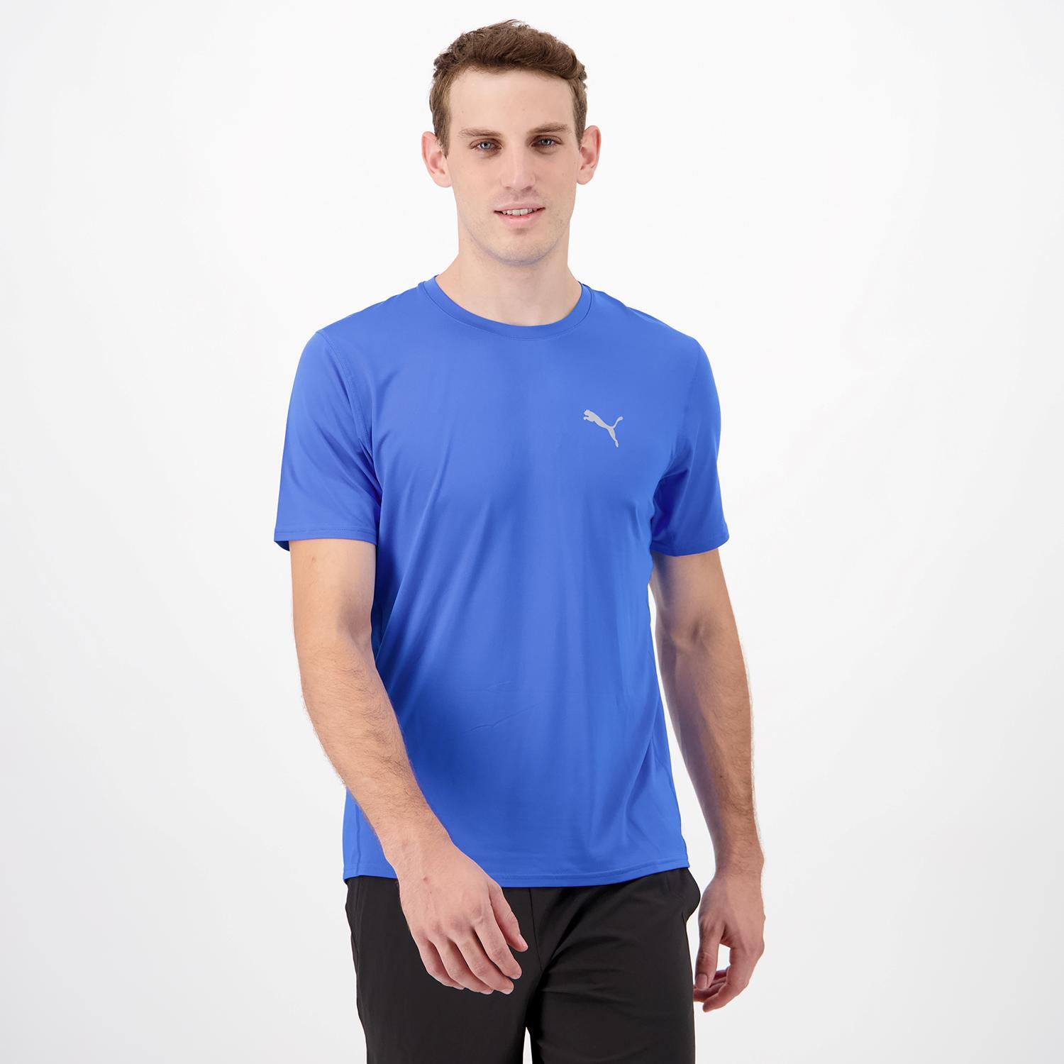 PUMA Camiseta deportiva para hombre, Azul