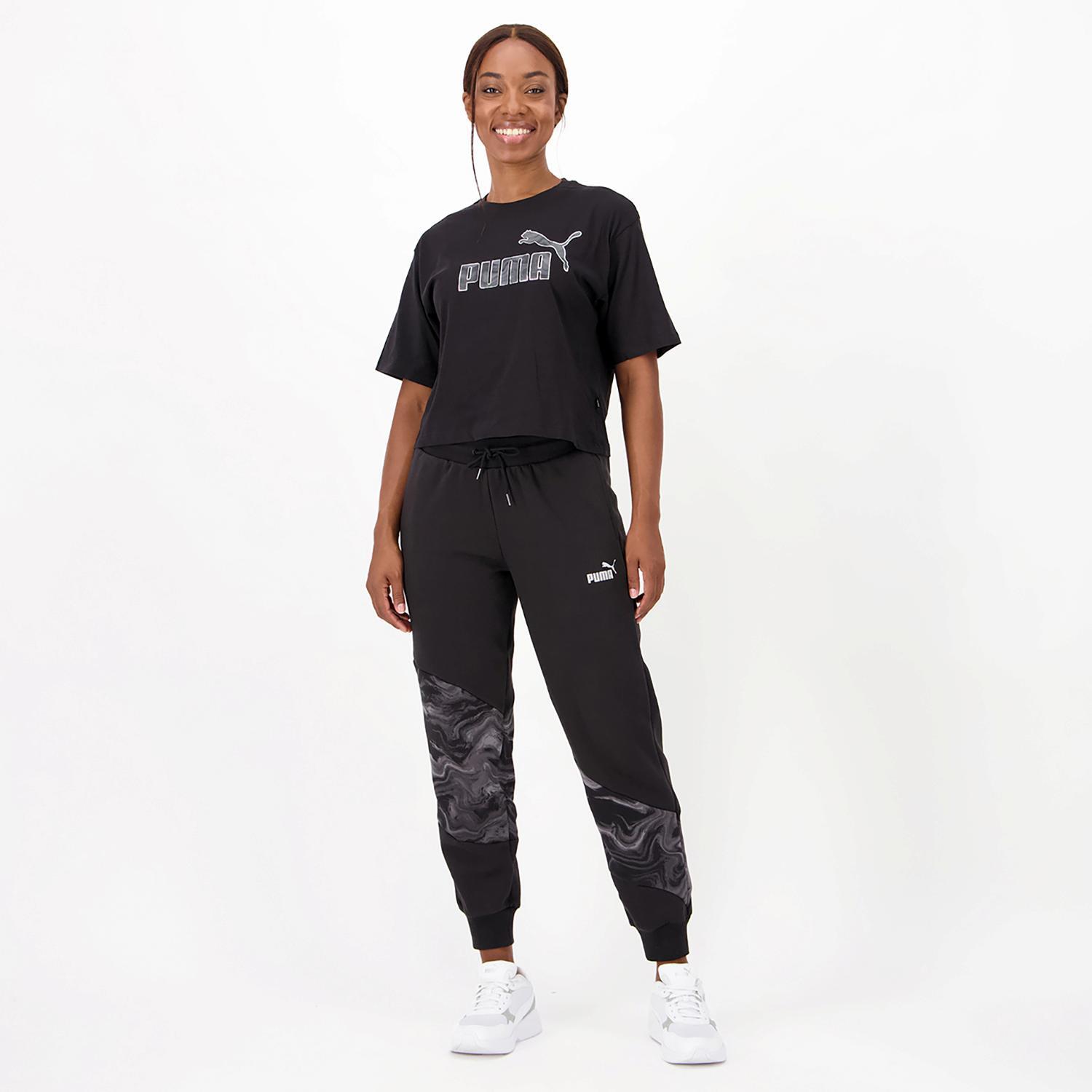 Puma Marblized Zwart T-shirt Heren