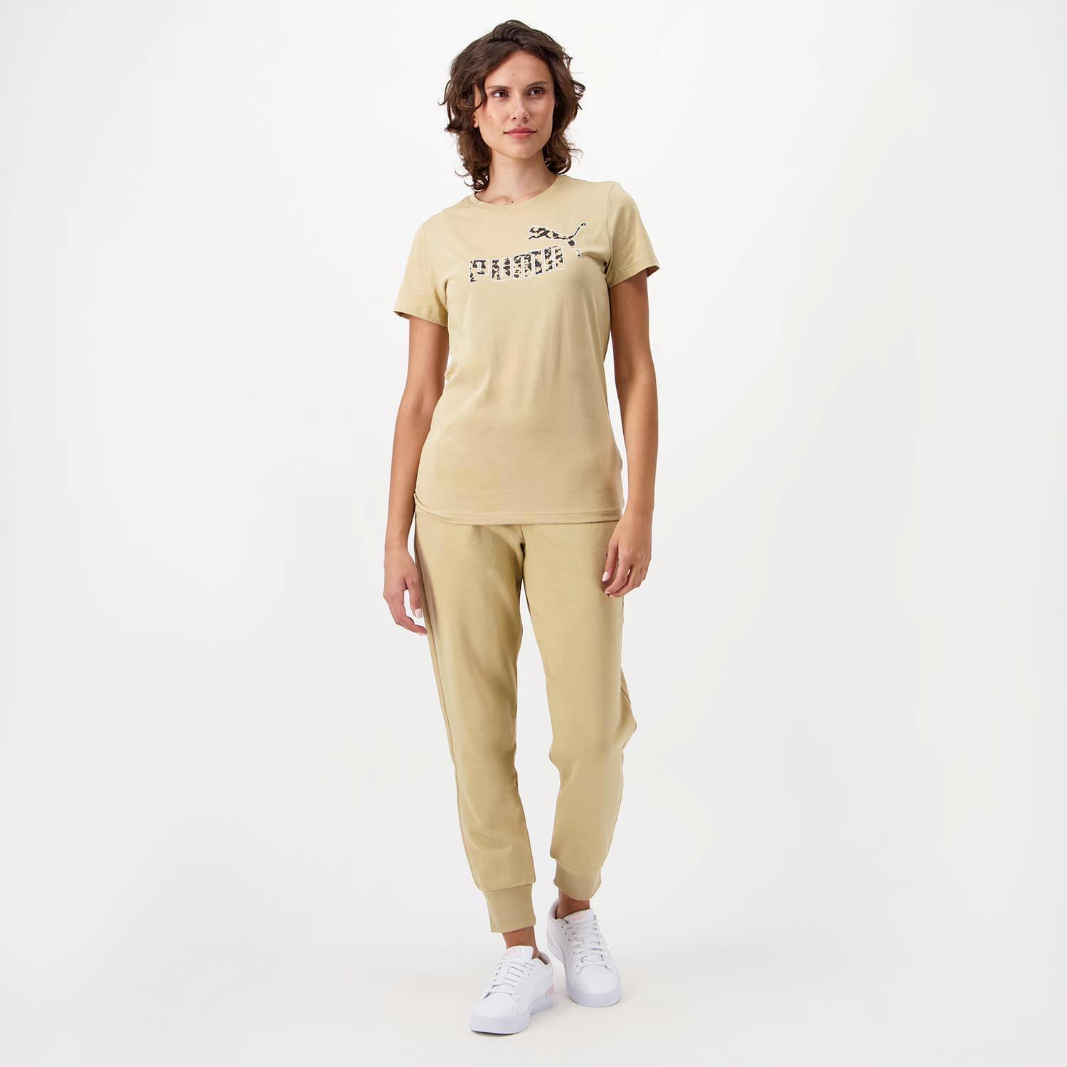 Puma Leopard Bruin T-shirt Dames
