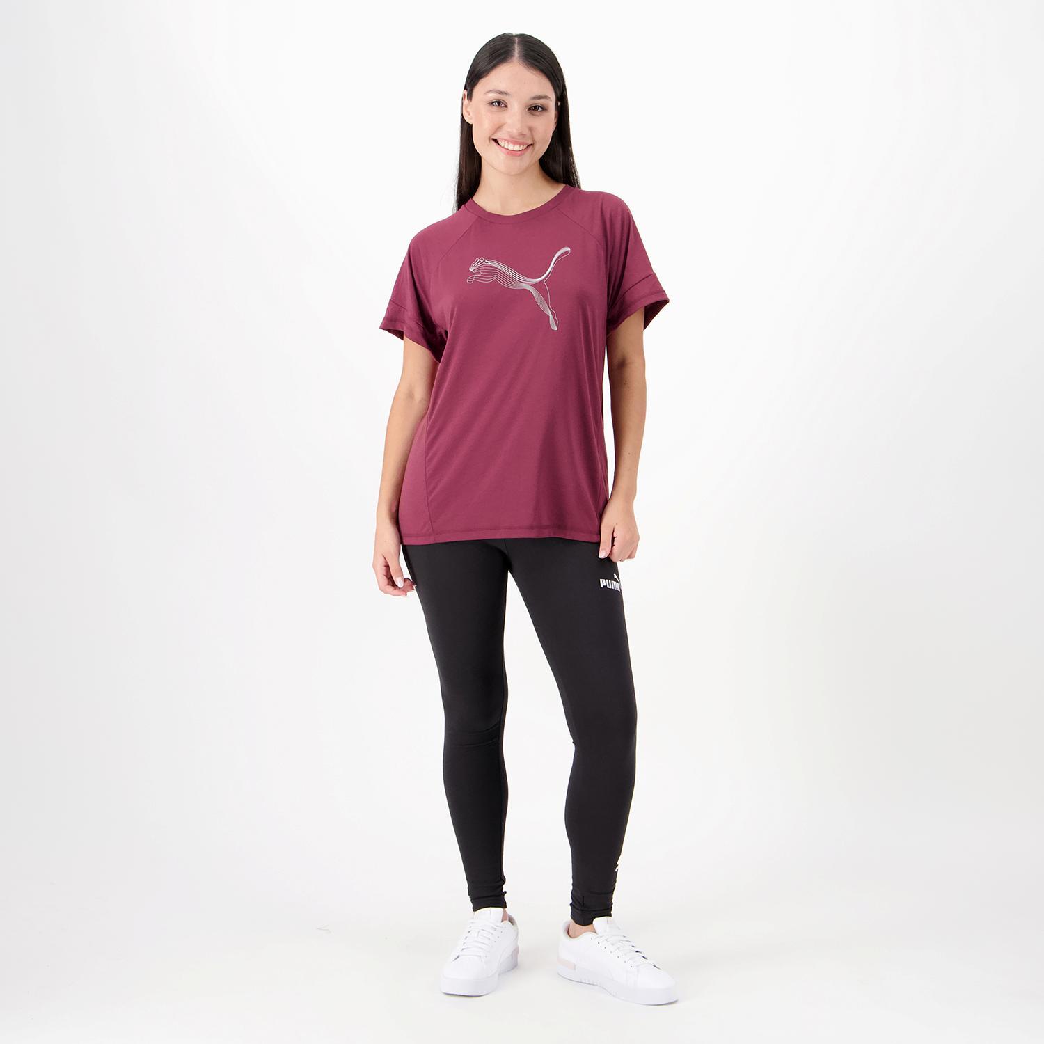 Puma Evostripe T-shirt Rood T-shirt Dames