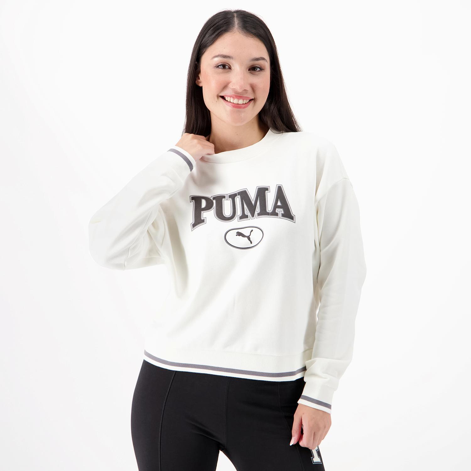 Puma Squad Sweater Wit Sweater Dames