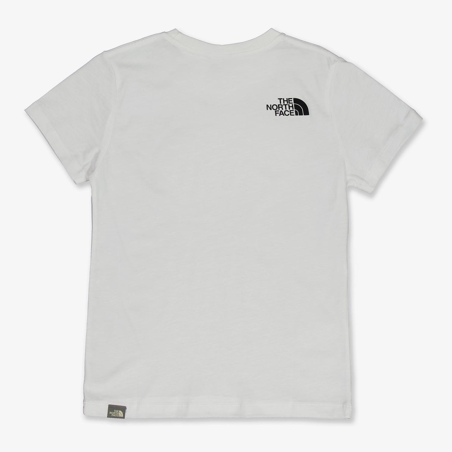North Face The Easy Wit T-shirt Jongens