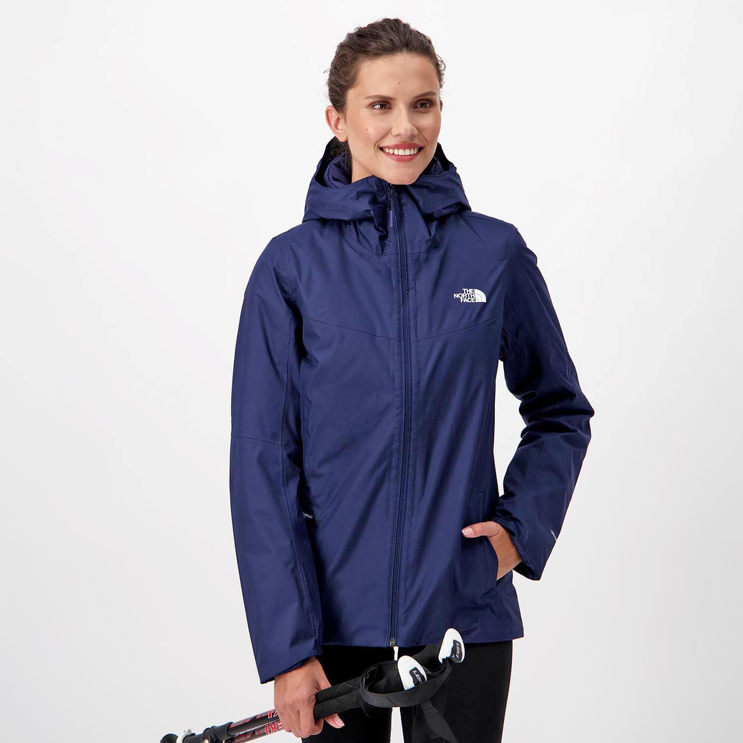 North Face The Quest Blauw Anorak Jas Dames