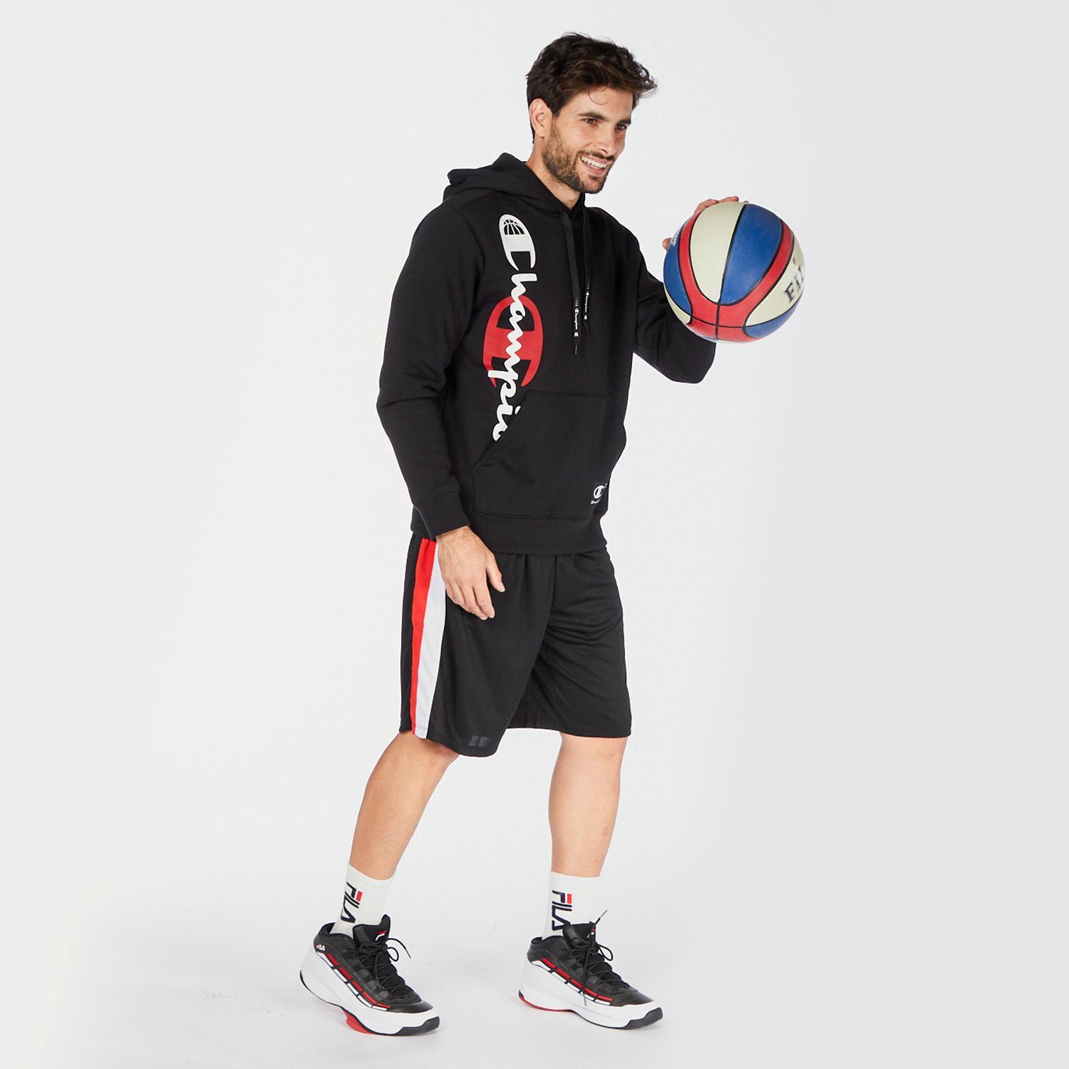 Champion Basket Zwart Basketbaltrui Heren
