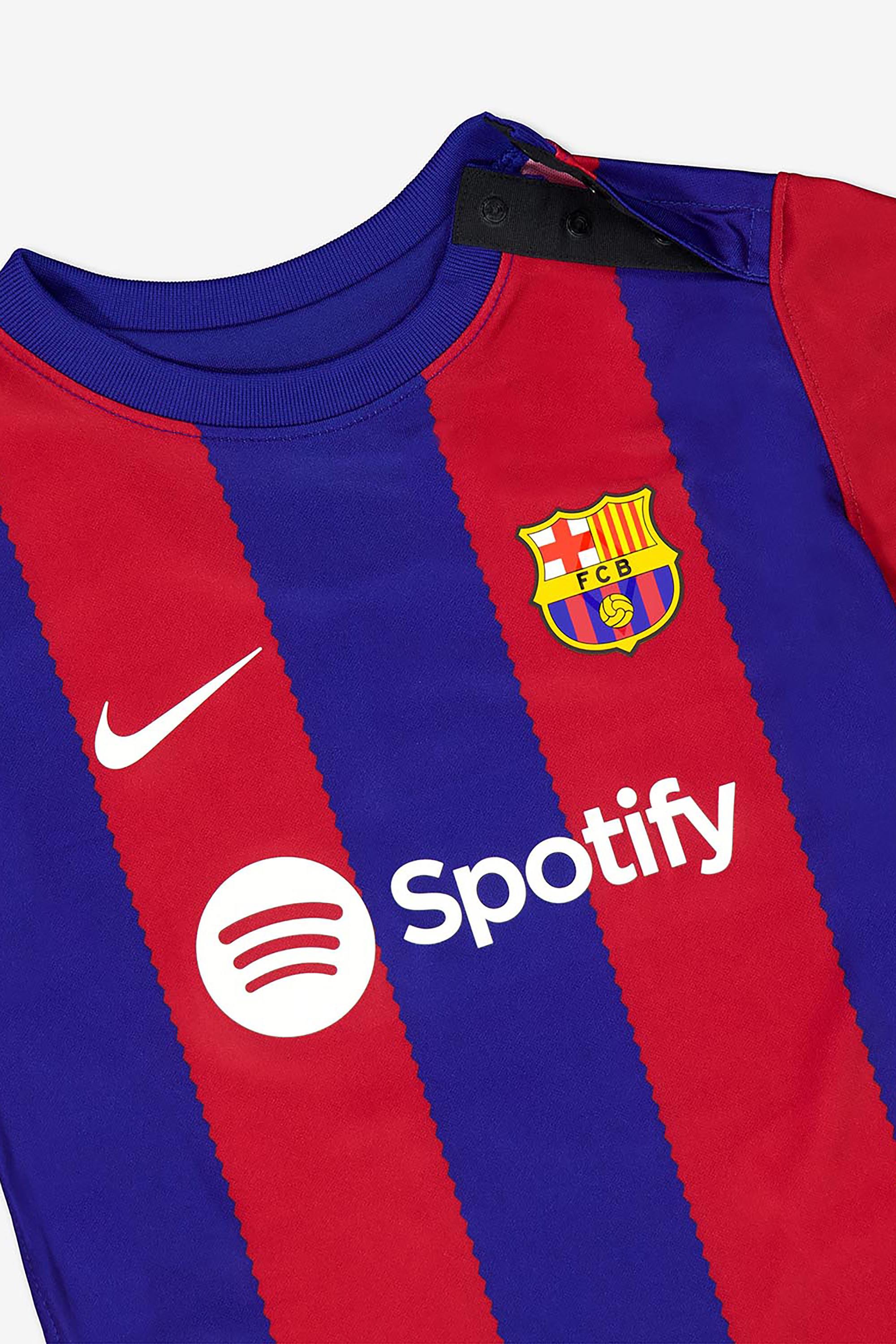 Barcelona - Azul - Equipación Fútbol Bebé talla 9M