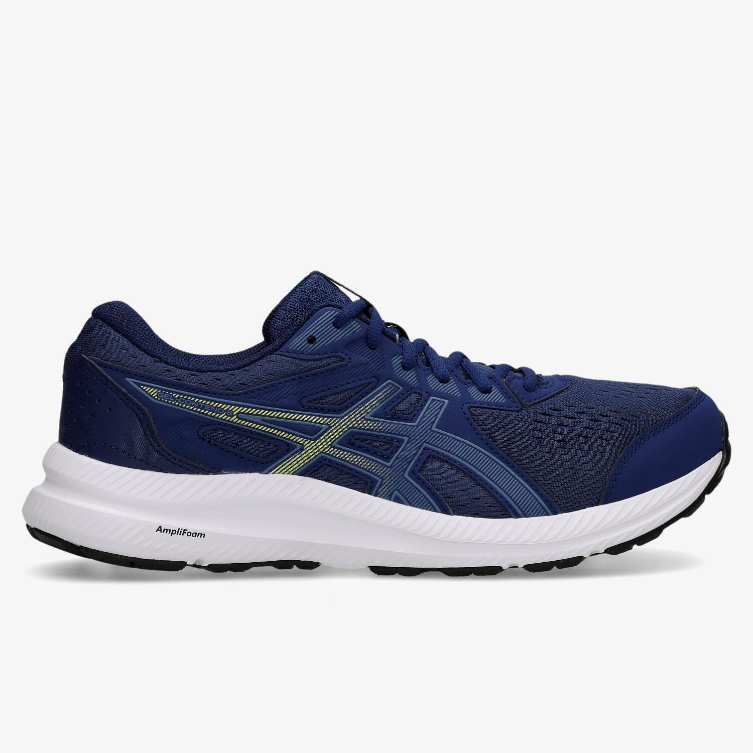 asics gel contend 8 - marineblauw - hardloopschoenen heren maat 41.5