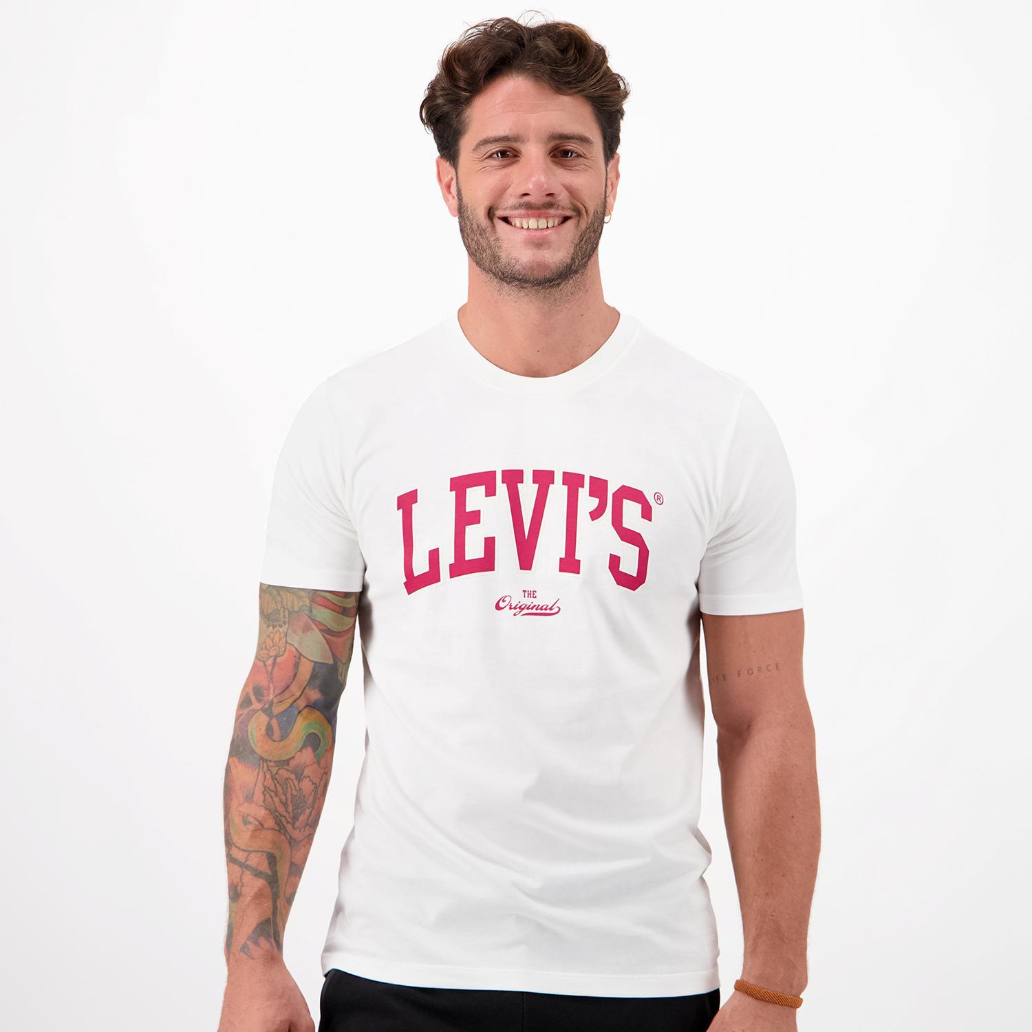 Levis Levi's Orig Wit T-shirt Heren