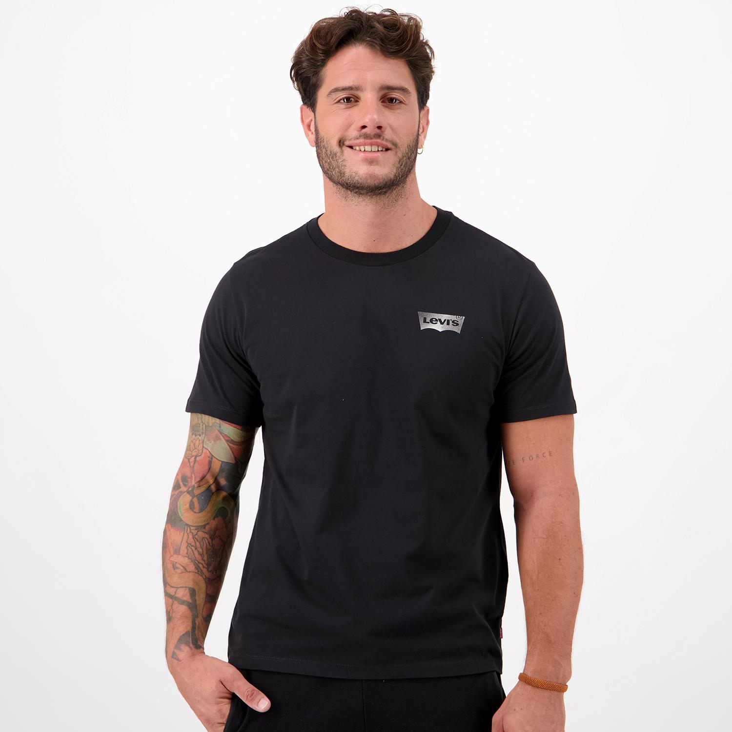 Levis Levi's Bat Zwart T-shirt Heren