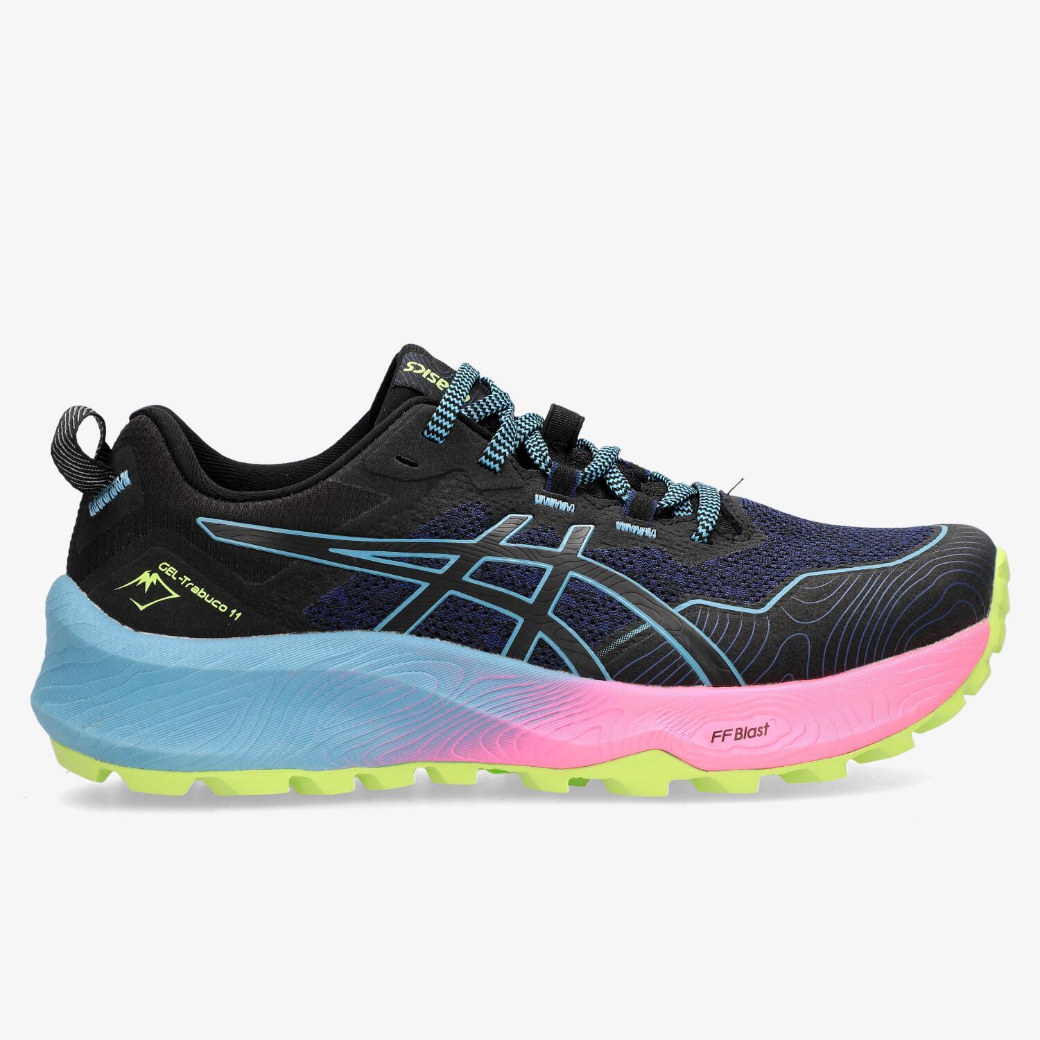 Asics Gel Trabuco 11 - Negro - Zapatillas Trail Mujer talla 36