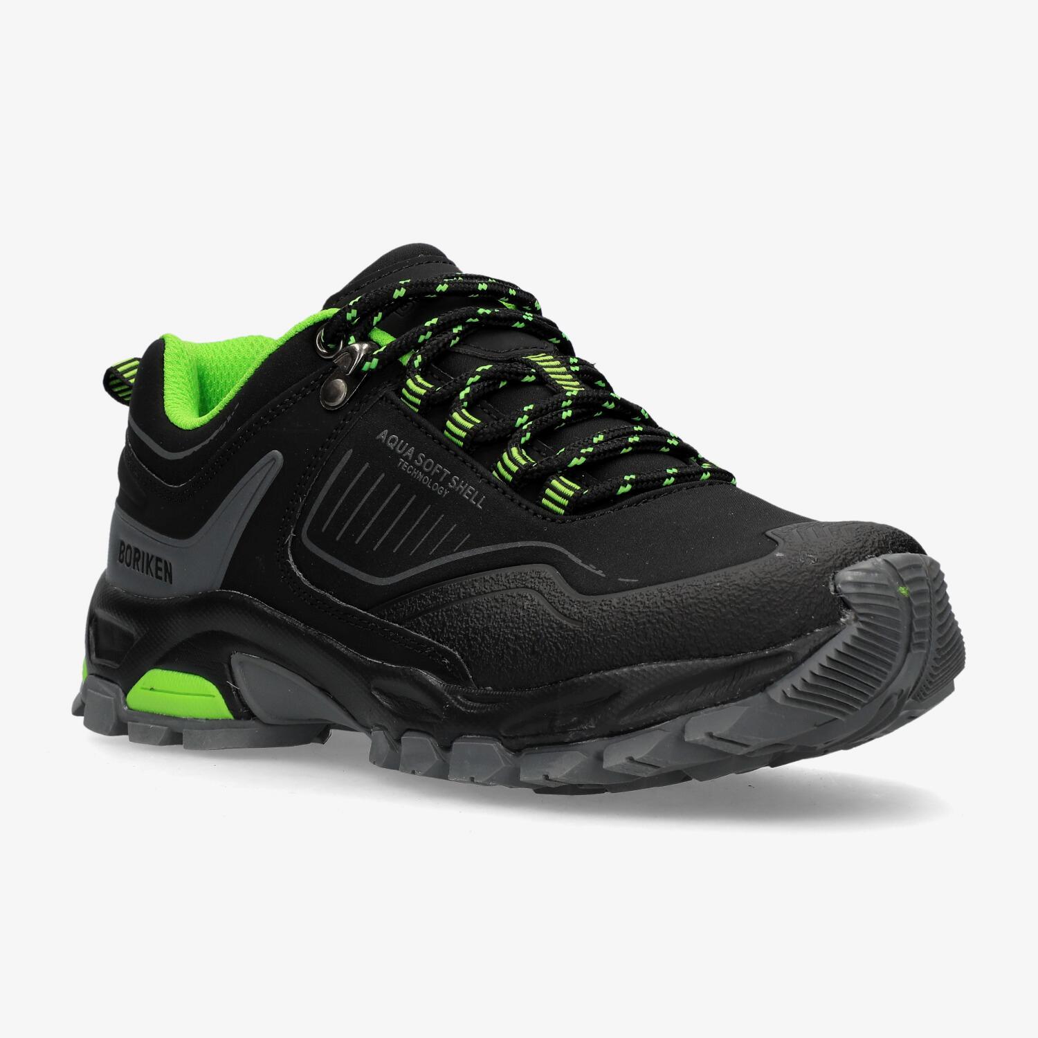 boriken Barey 2 Zwart Wandelschoenen Jongens