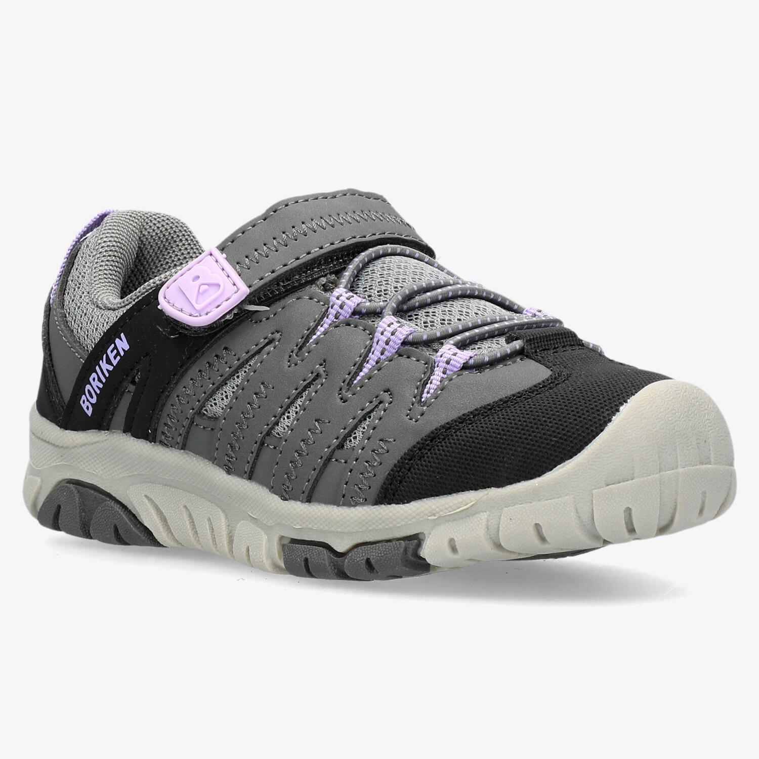 boriken Pakun Grijs Wandelschoenen Meisjes