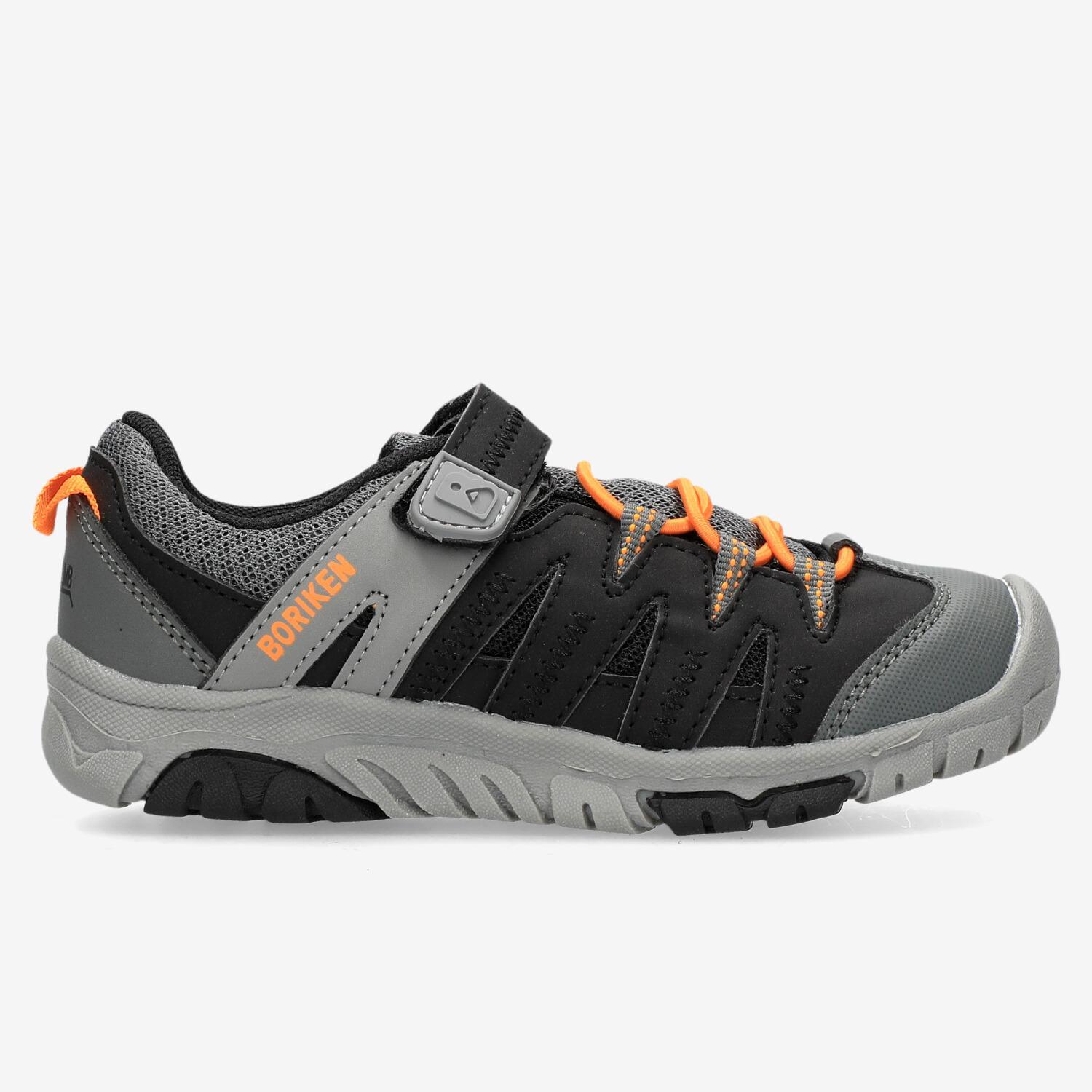 Boriken Pakun Zwart Wandelschoenen Jongens