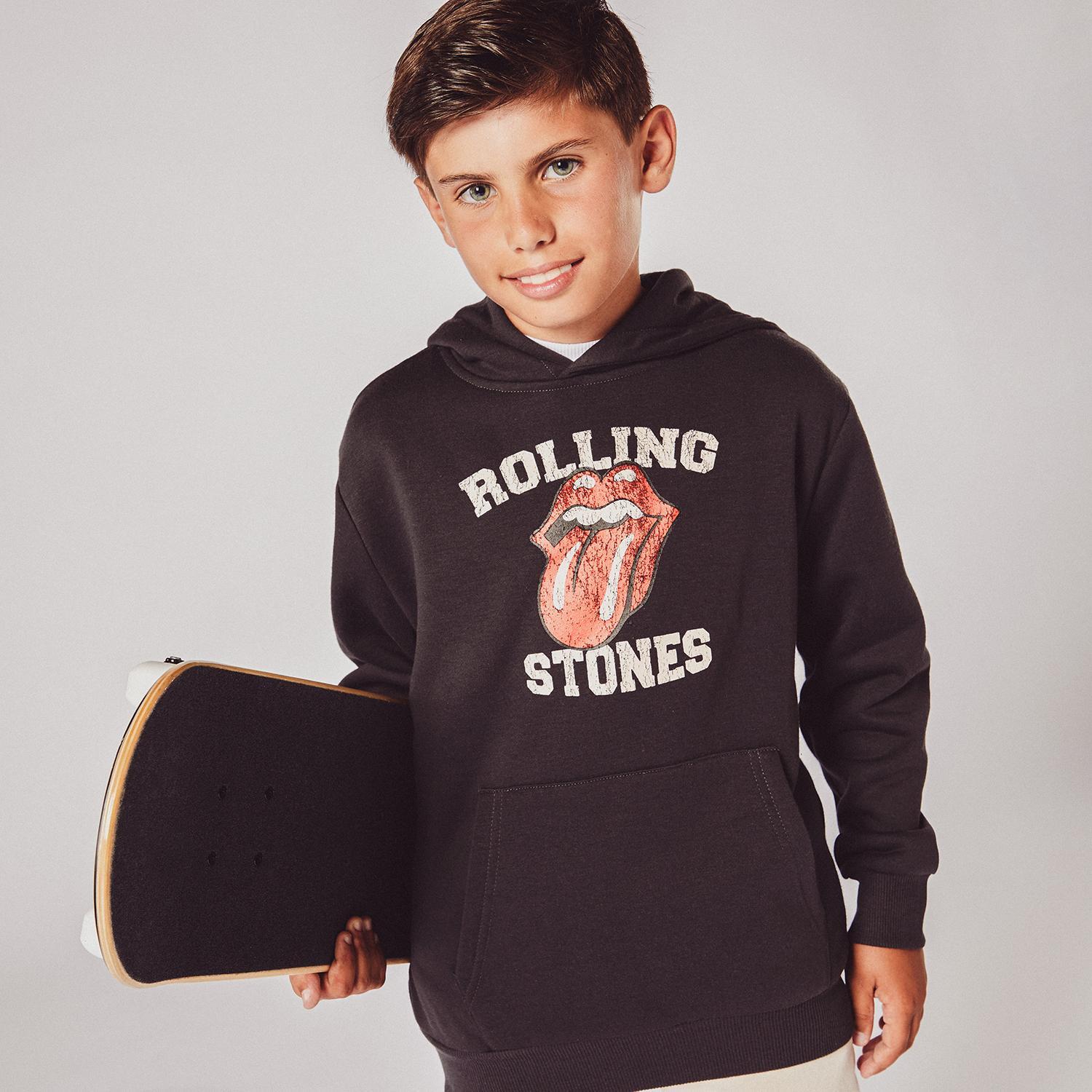 Rolling stones Sweatshirt Grijs Trui Jongens