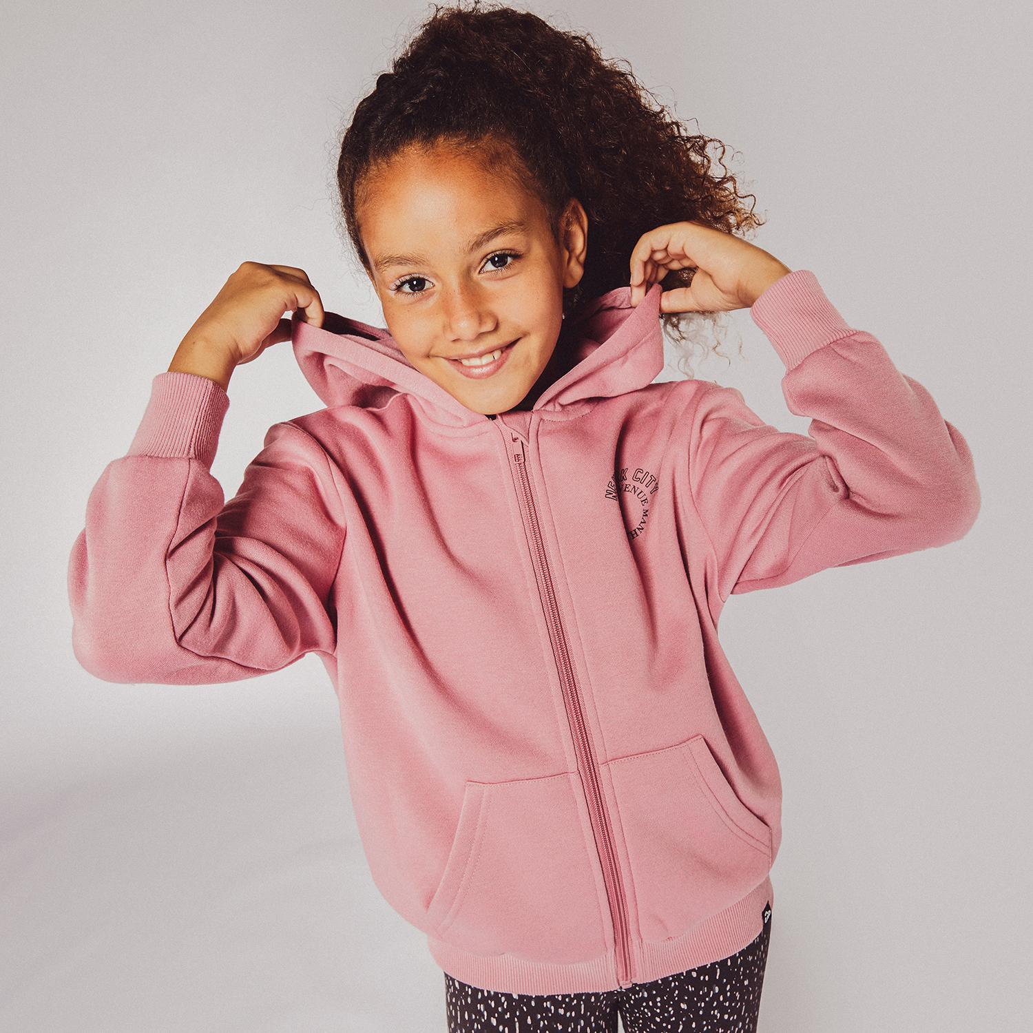 Up Basic - Rosa - Sudadera Cremallera Niña talla 14